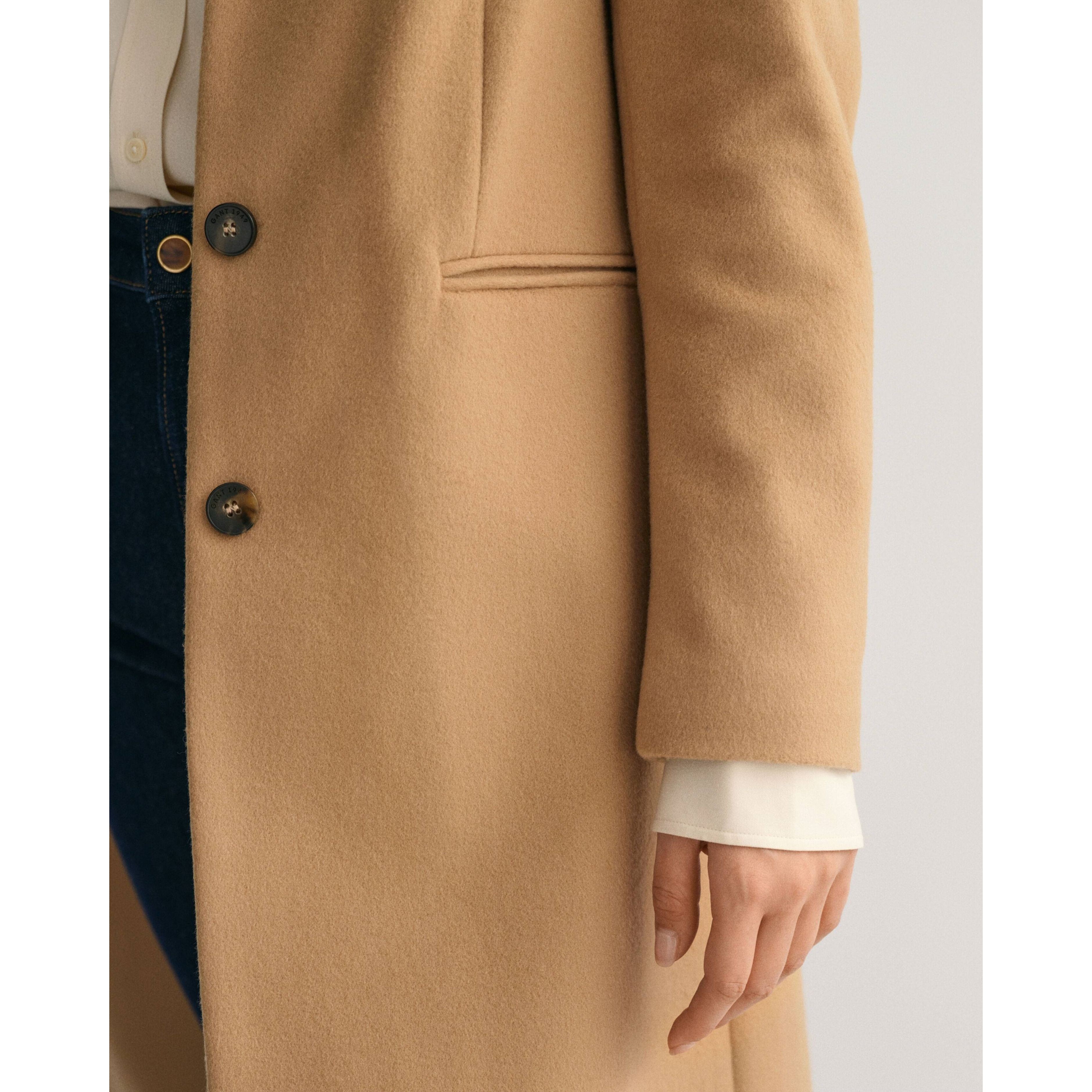 GANT Striukė moterims, Žalia, WOOL BLEND TAILORED 4