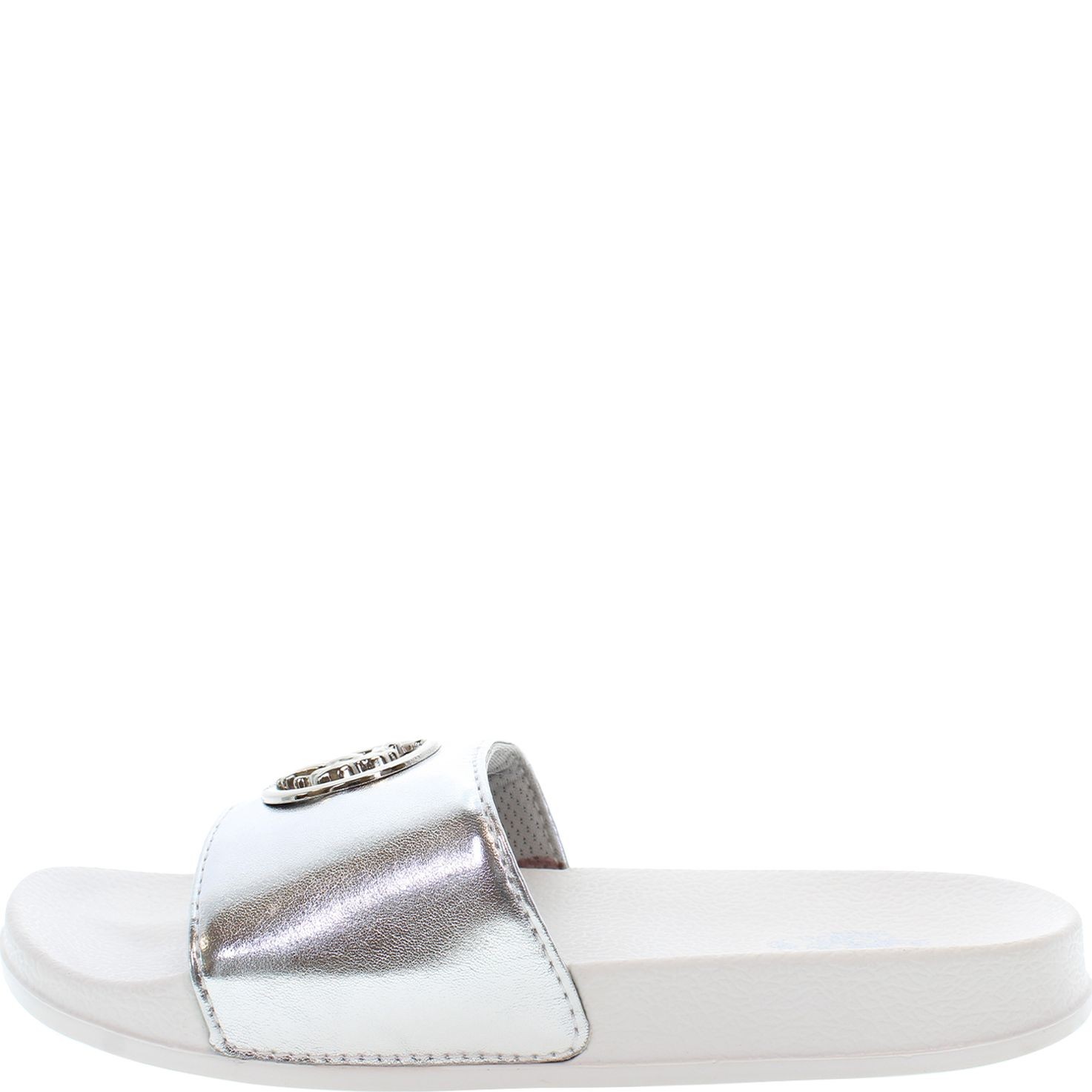 U.S.POLO Guminės šlepetės moterims, Sidabrinė, IVY 3