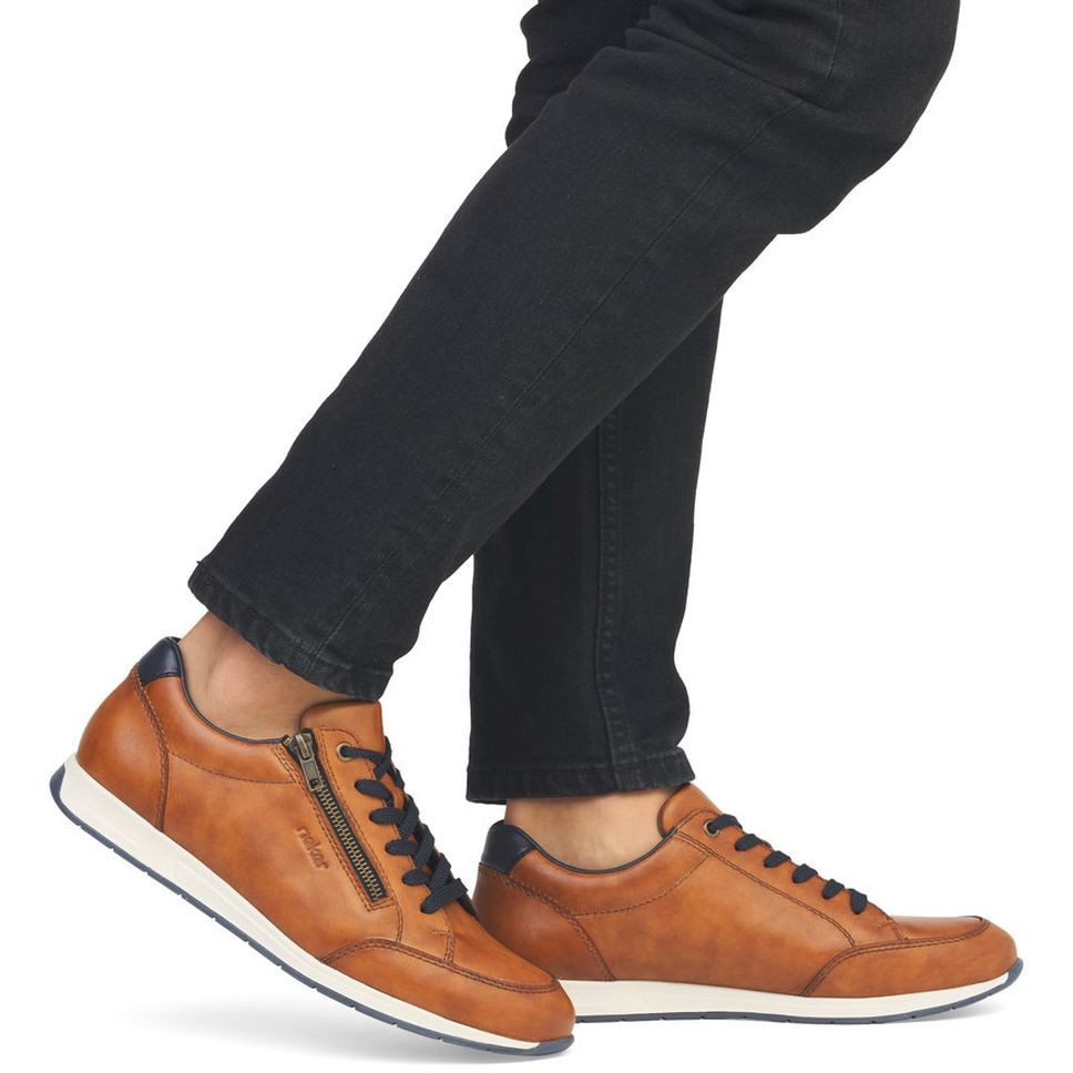 RIEKER Laisvalaikio bateliai vyrams, Ruda, LEISURE 2