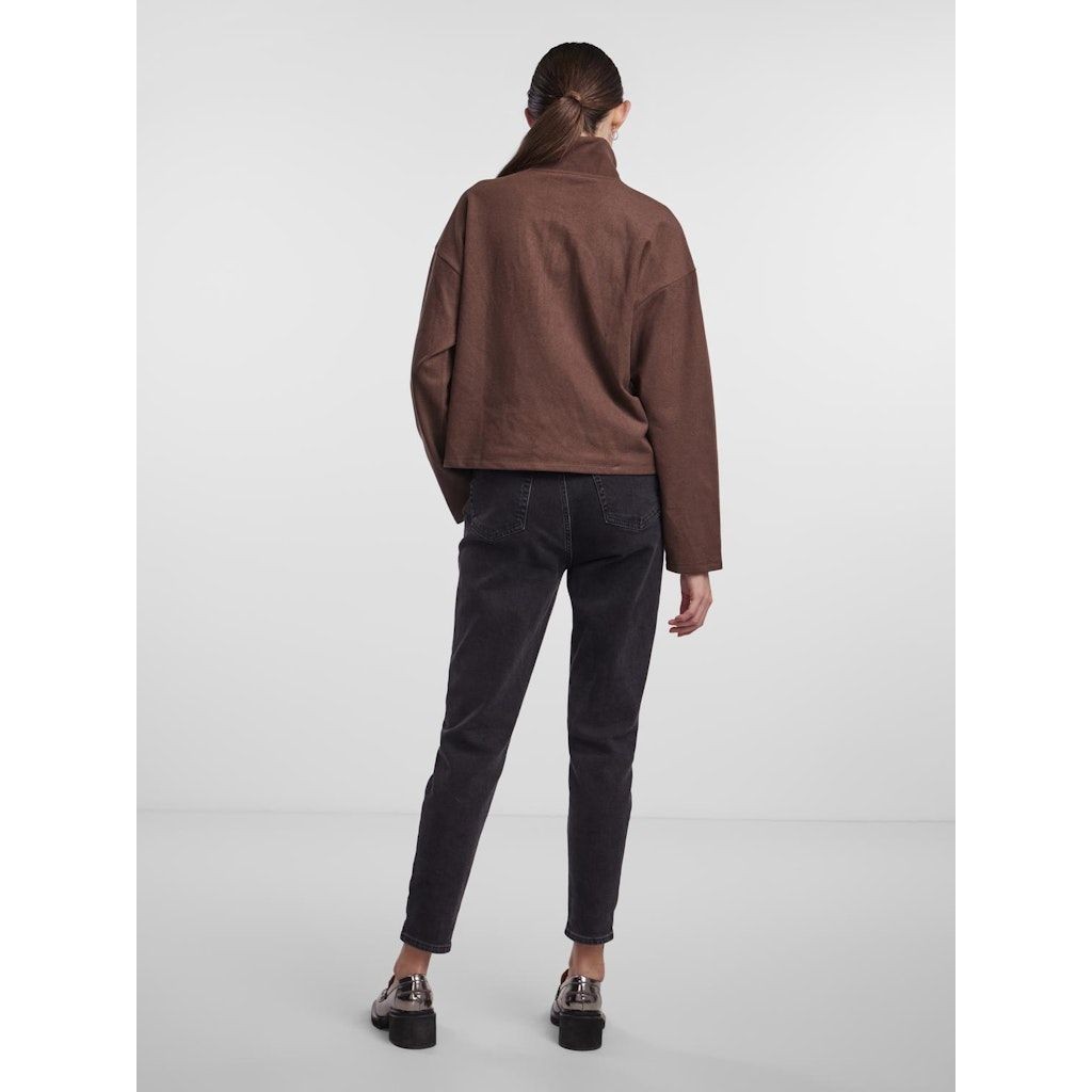 PIECES Megztinis moterims, Ruda, PCFLEX LS FLEECE TOP 3