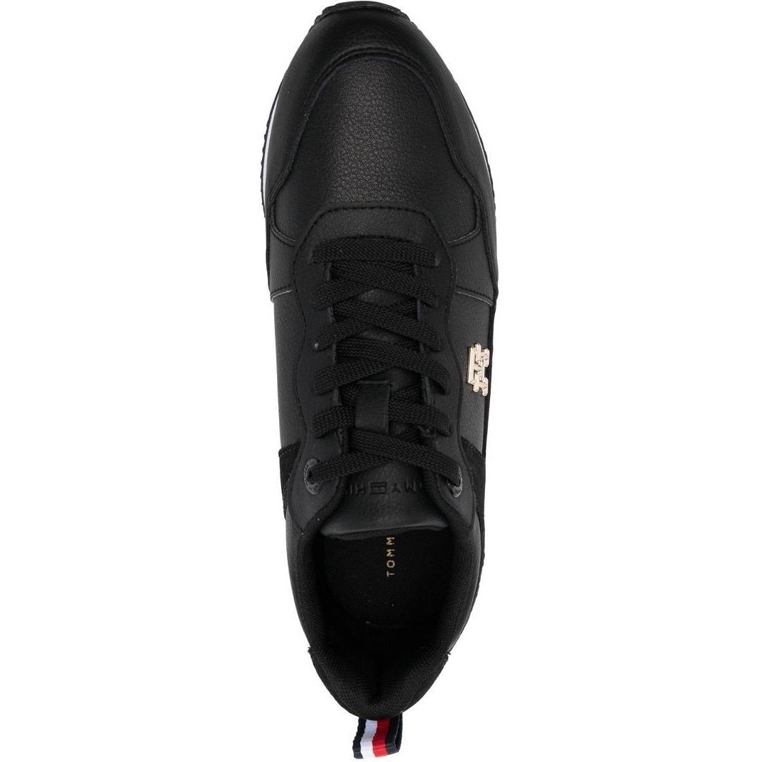 TOMMY HILFIGER Sportiniai bateliai moterims, Juoda, TH ESSENTIAL RUNNER 4
