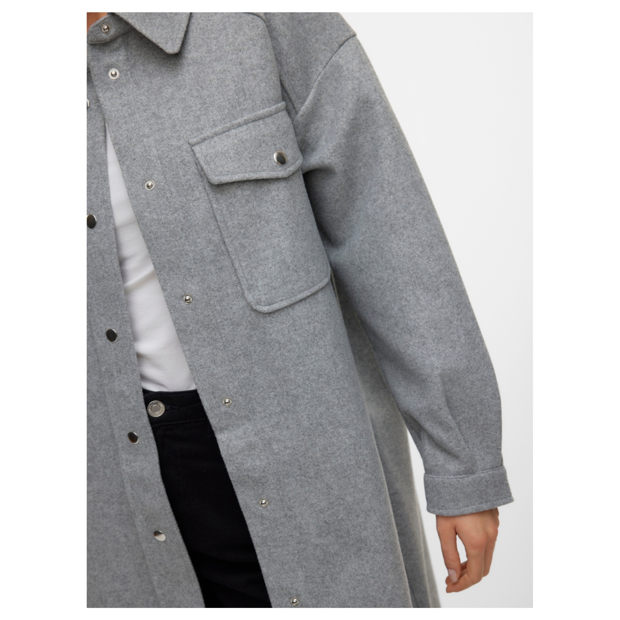 VERO MODA Lengvas paltas moterims, Pilka, Vince 4