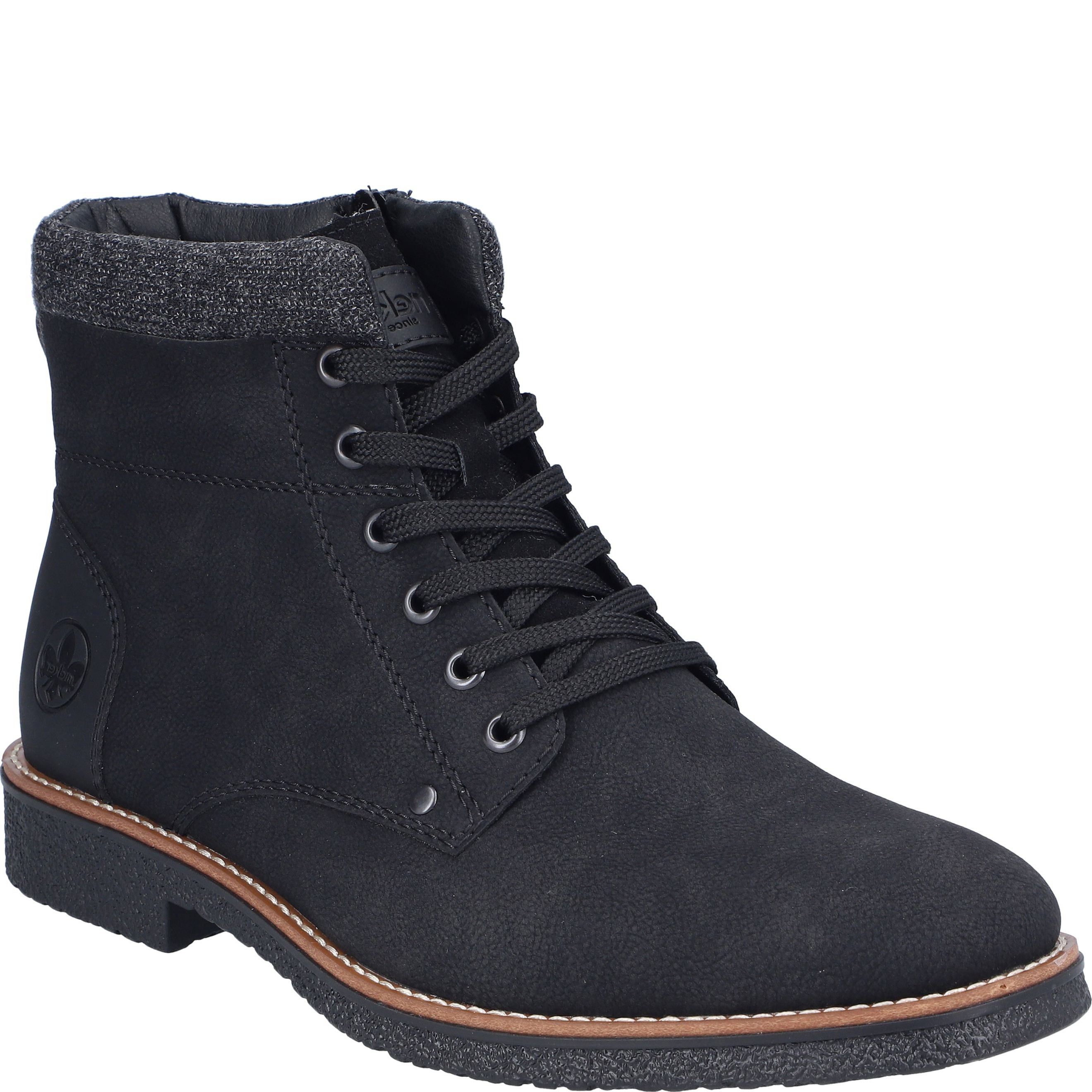 RIEKER Aulinukai vyrams, Juoda, BOOTIES 1