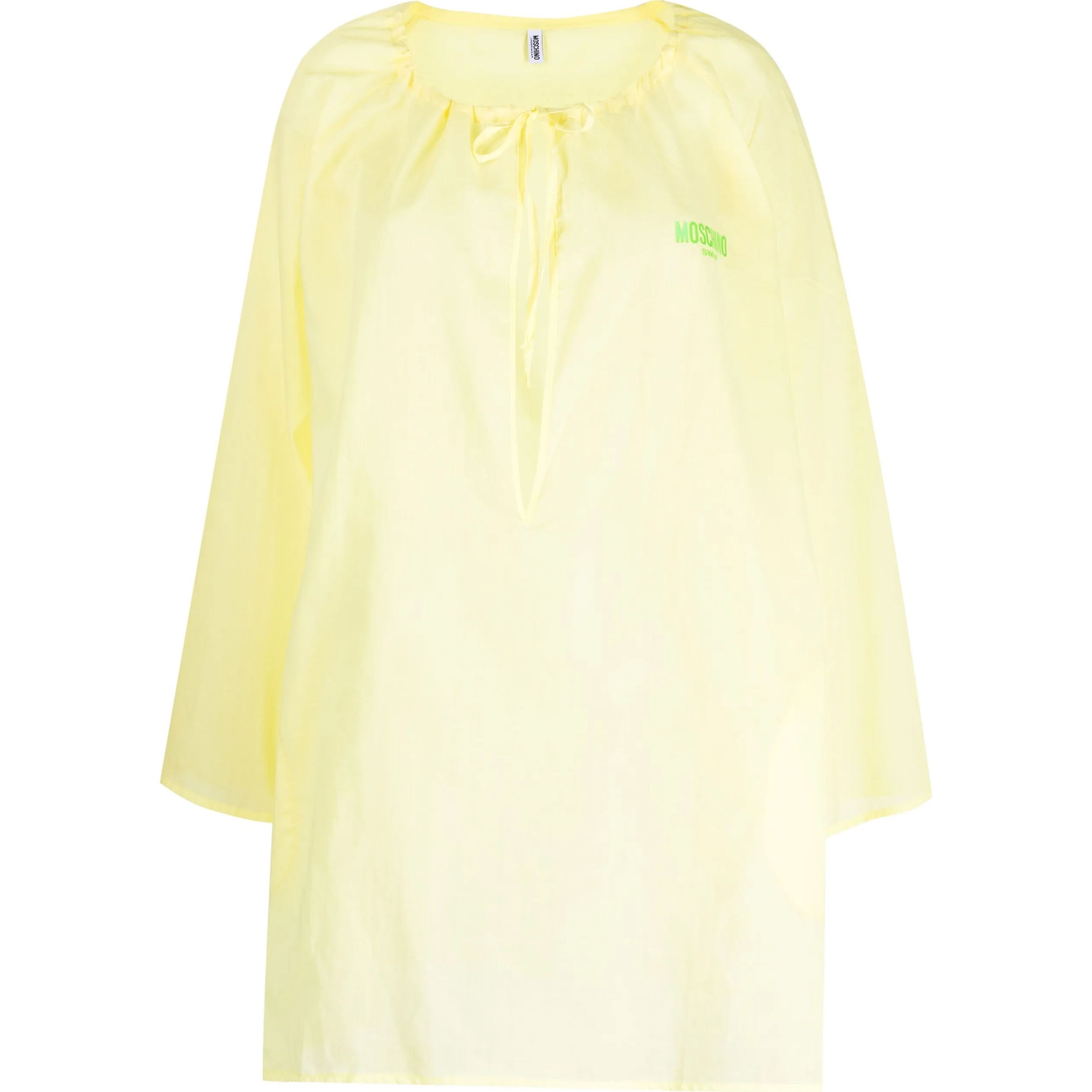 MOSCHINO UNDERWEAR Papūdymio suknelė, tunika moterims, Geltona, Beach Dress 1