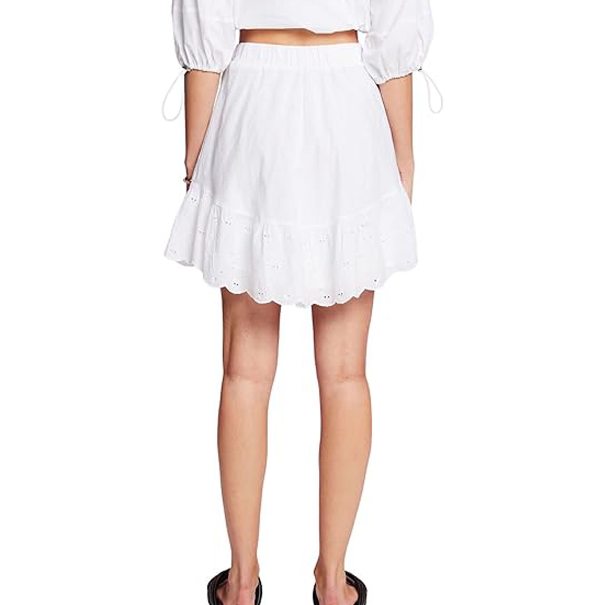 ESPRIT Midi sijonas moterims, Balta 3