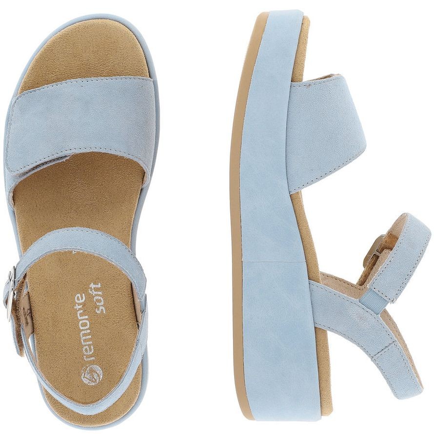 REMONTE Basutės moterims, Mėlyna, SANDALS 11