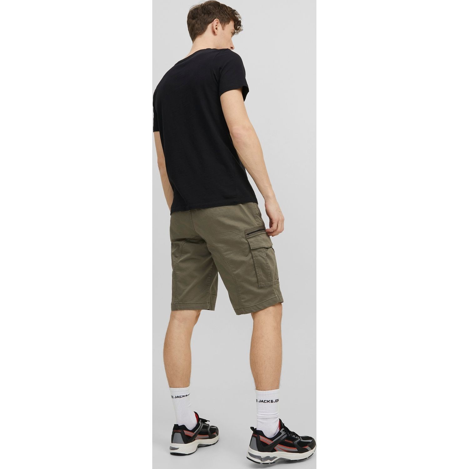 JACK & JONES Šortai vyrams, Chaki, JPSTDEX JJCARGO SHORTS 4