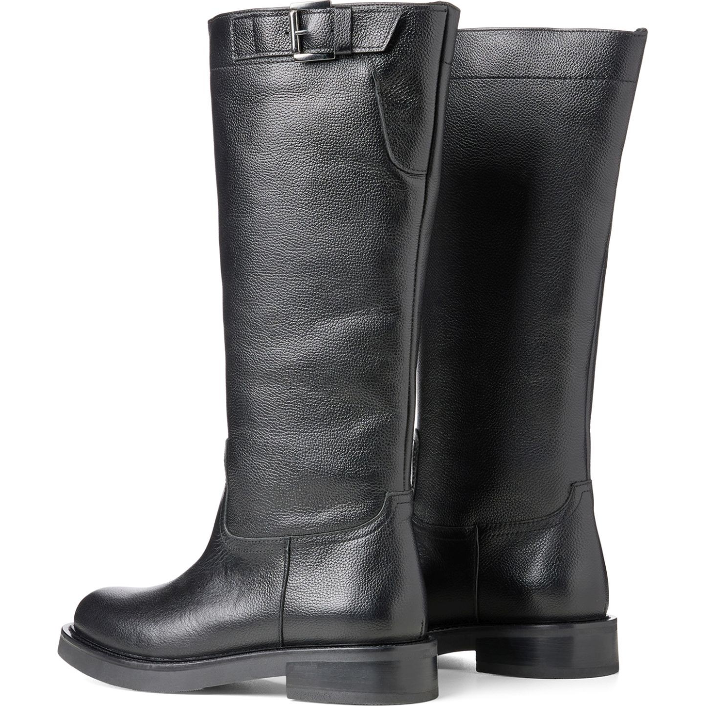 TAMARIS Auliniai moterims, Juoda, Long boot flat 3