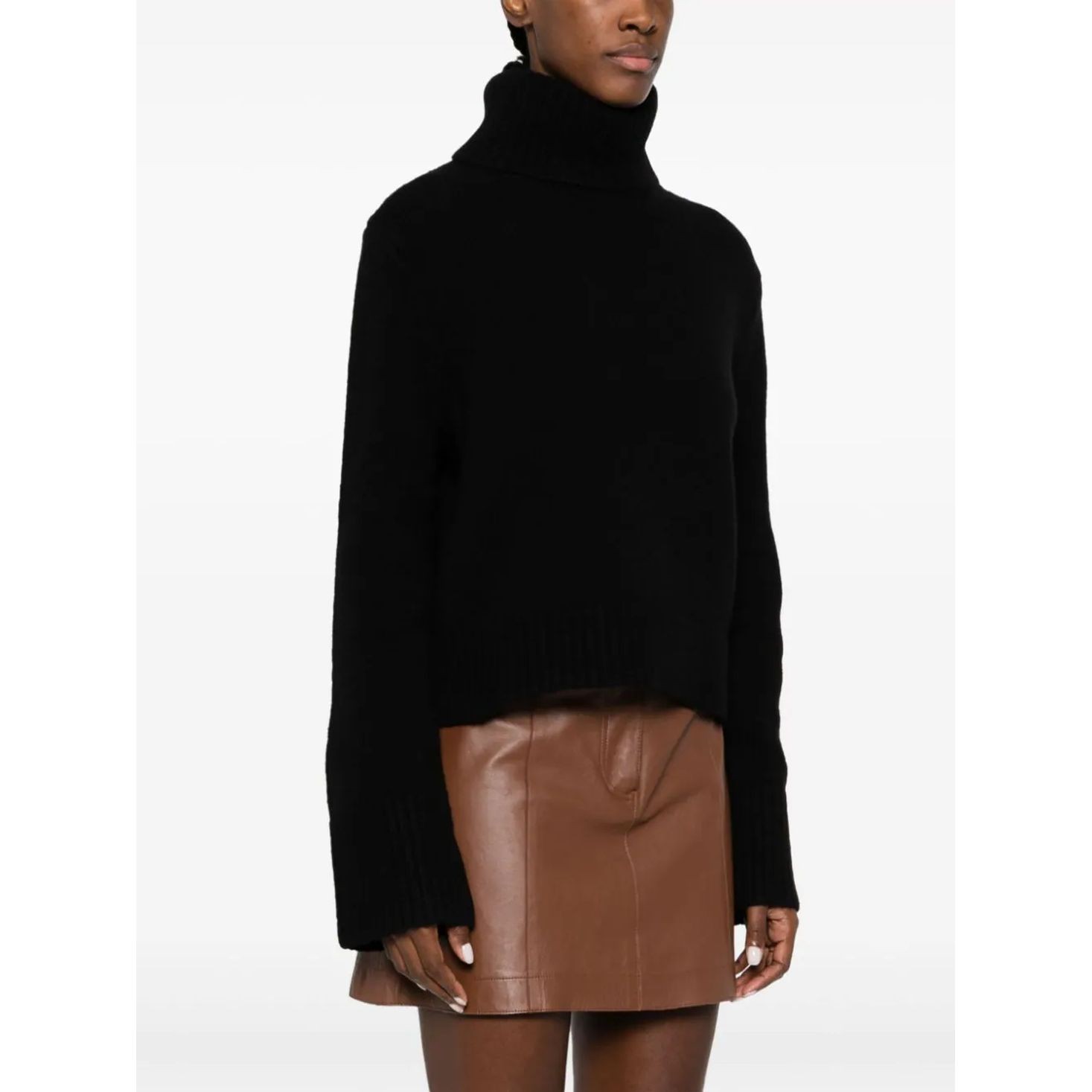 POLO RALPH LAUREN Sportinis nertinis moterims, Juoda, Long sleeve pullover 3