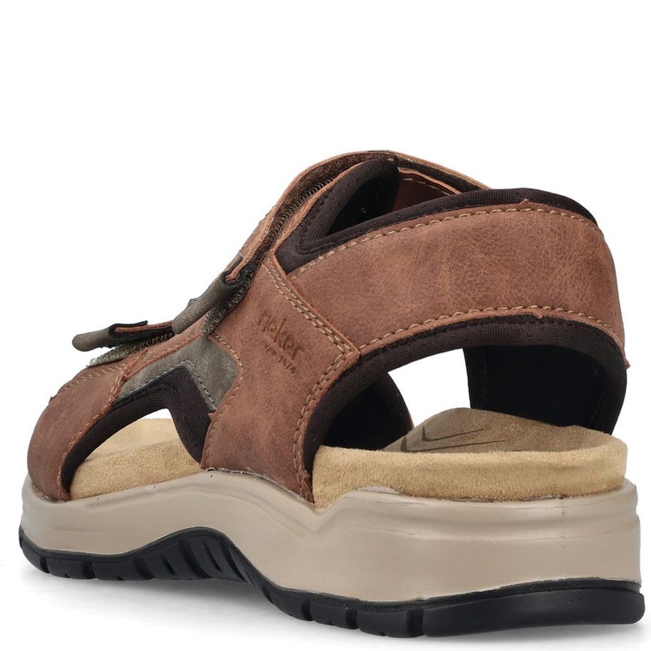 RIEKER Basutės vyrams, Ruda, Sandals 4