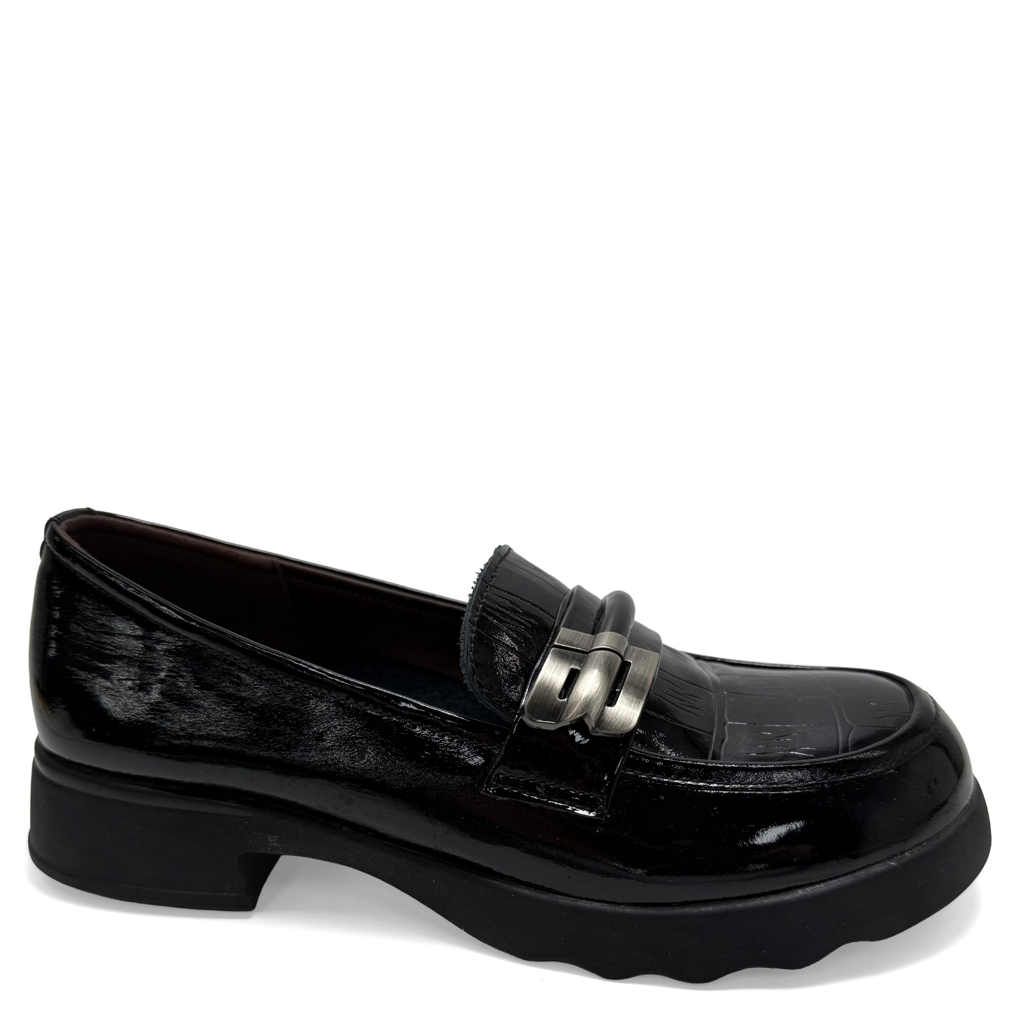 LA CONTE Loaferiai moterims, Juoda, Loafers 1