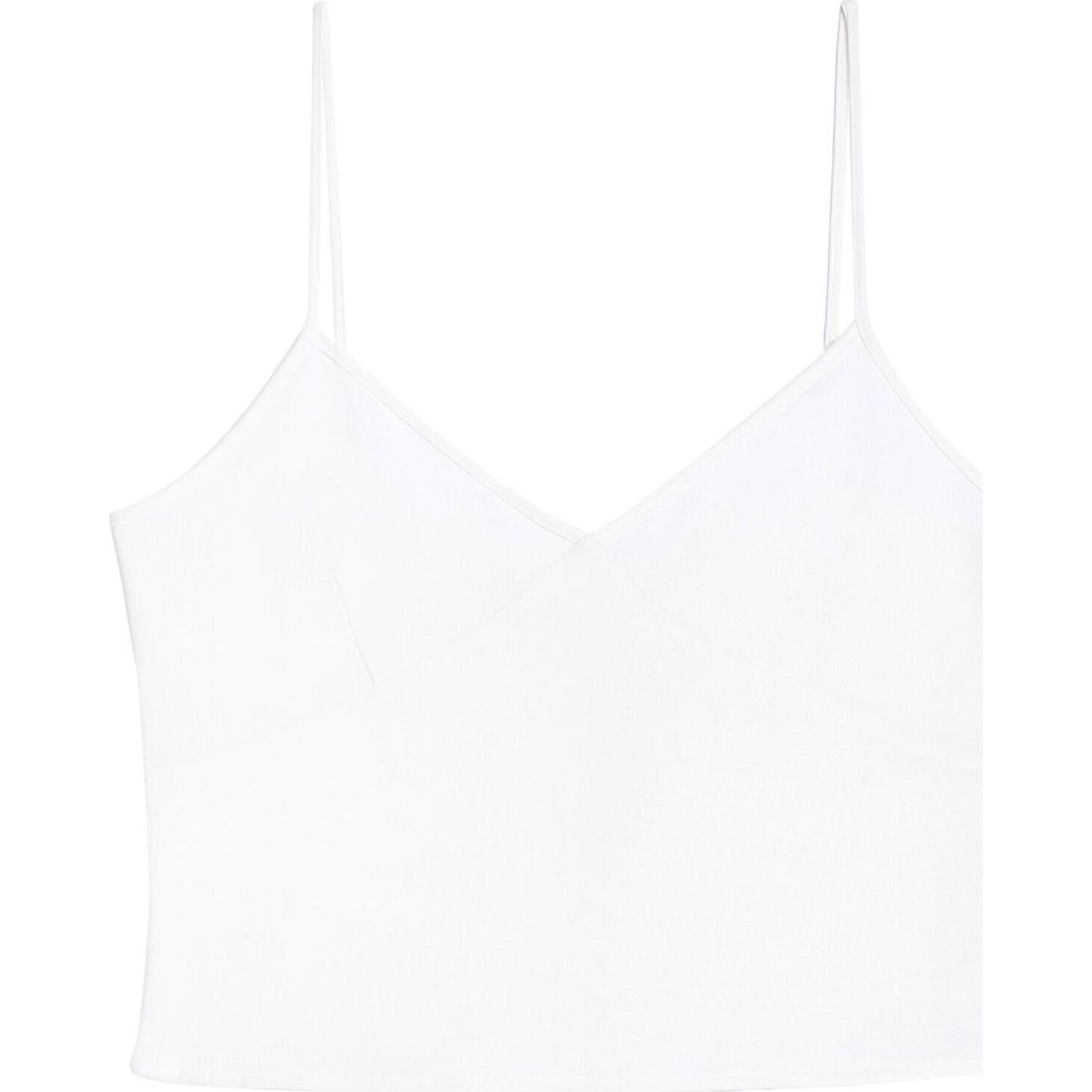 AMI PARIS Palaidinės moterims, Balta, V neck tank top 1