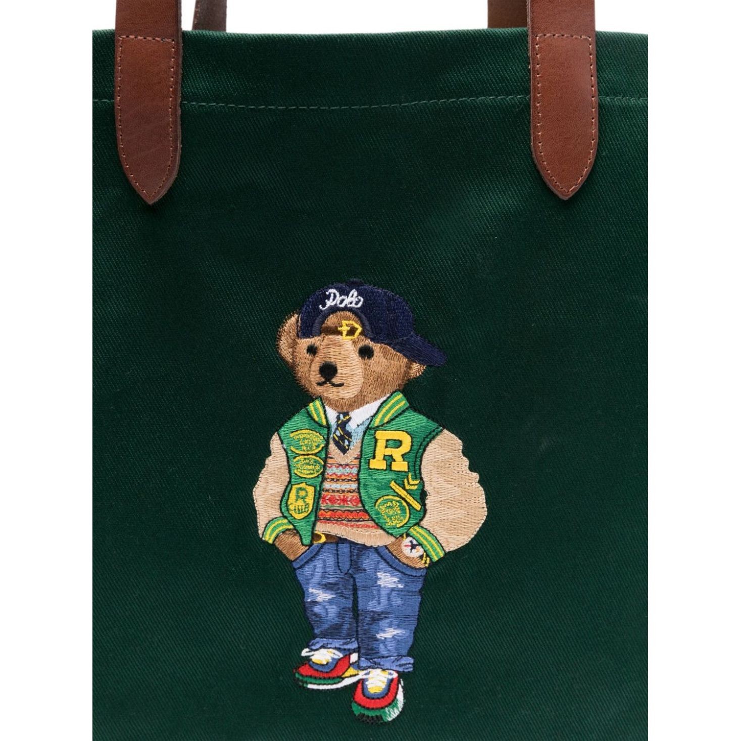 POLO RALPH LAUREN Pirkinių krepšys vyrams, Žalia, Shopper tote bag 3