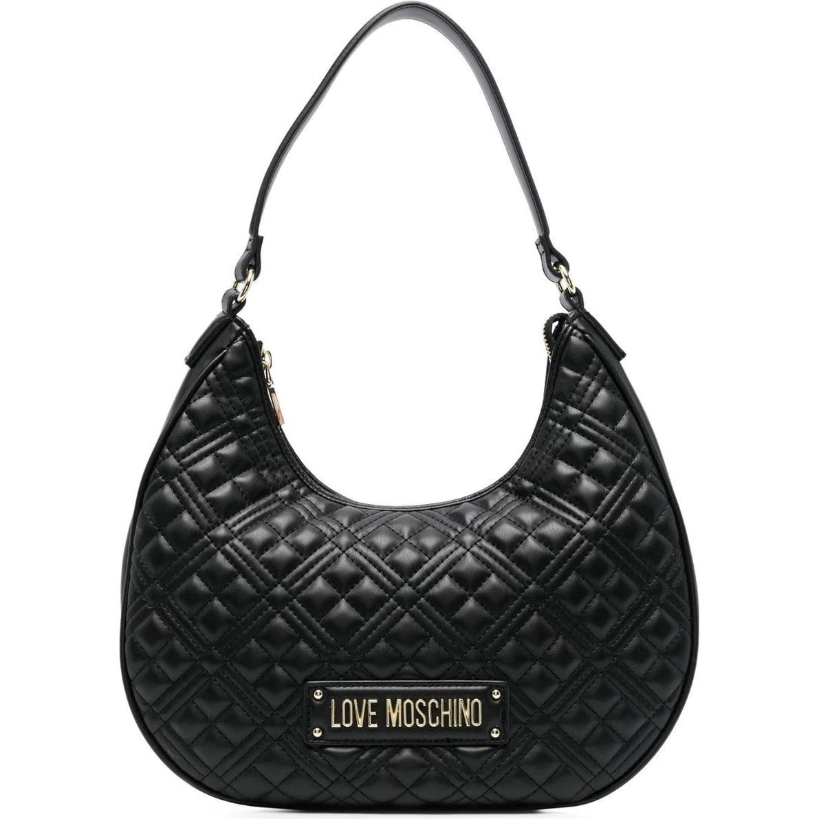 LOVE MOSCHINO Rankinė per petį moterims, Juoda, Top handle shoulder bag 1