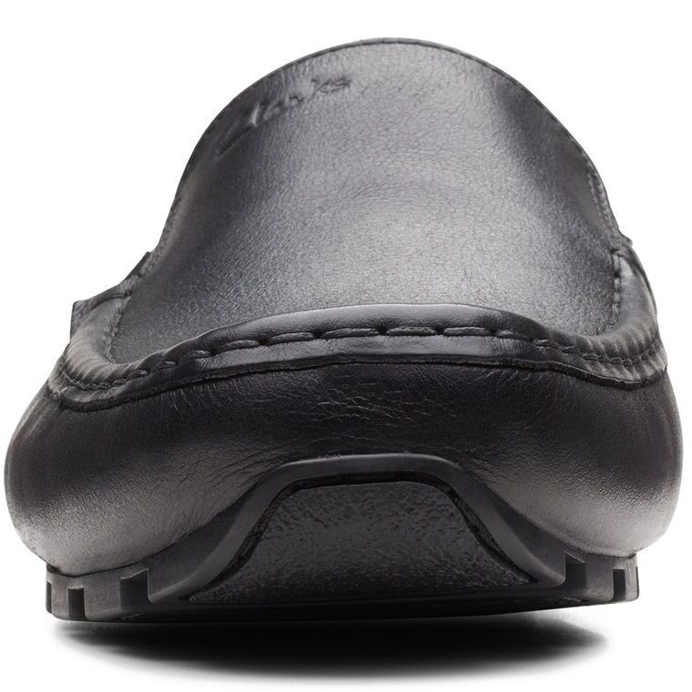 CLARKS Mokasinai vyrams, Juoda, Oswick Plain Mocasins 3