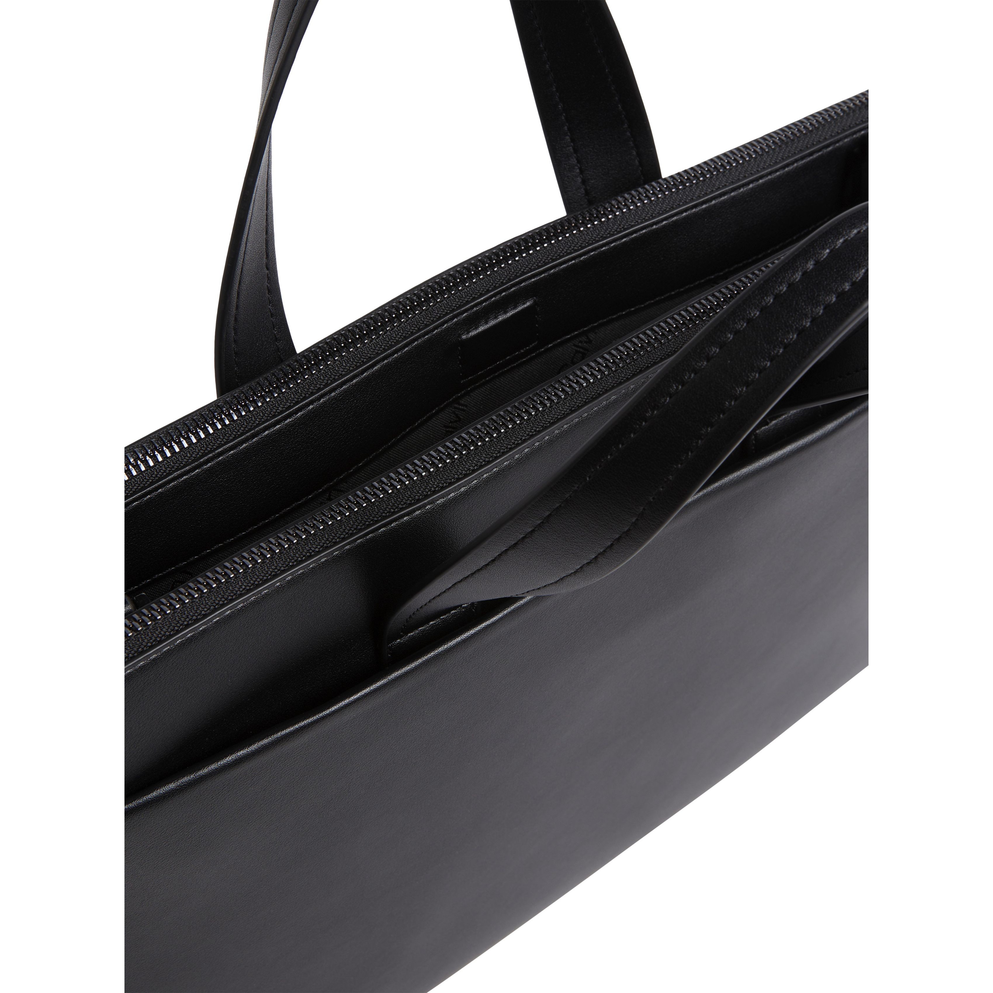 CALVIN KLEIN Dėklas kompiuteriui vyrams, Juoda, Clean essential laptop bag 3