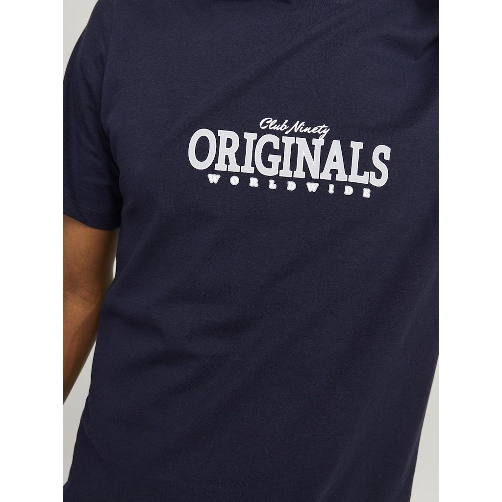 JACK & JONES Marškinėliai vyrams, Mėlyna, JORSTAR TEE SS CREW 3