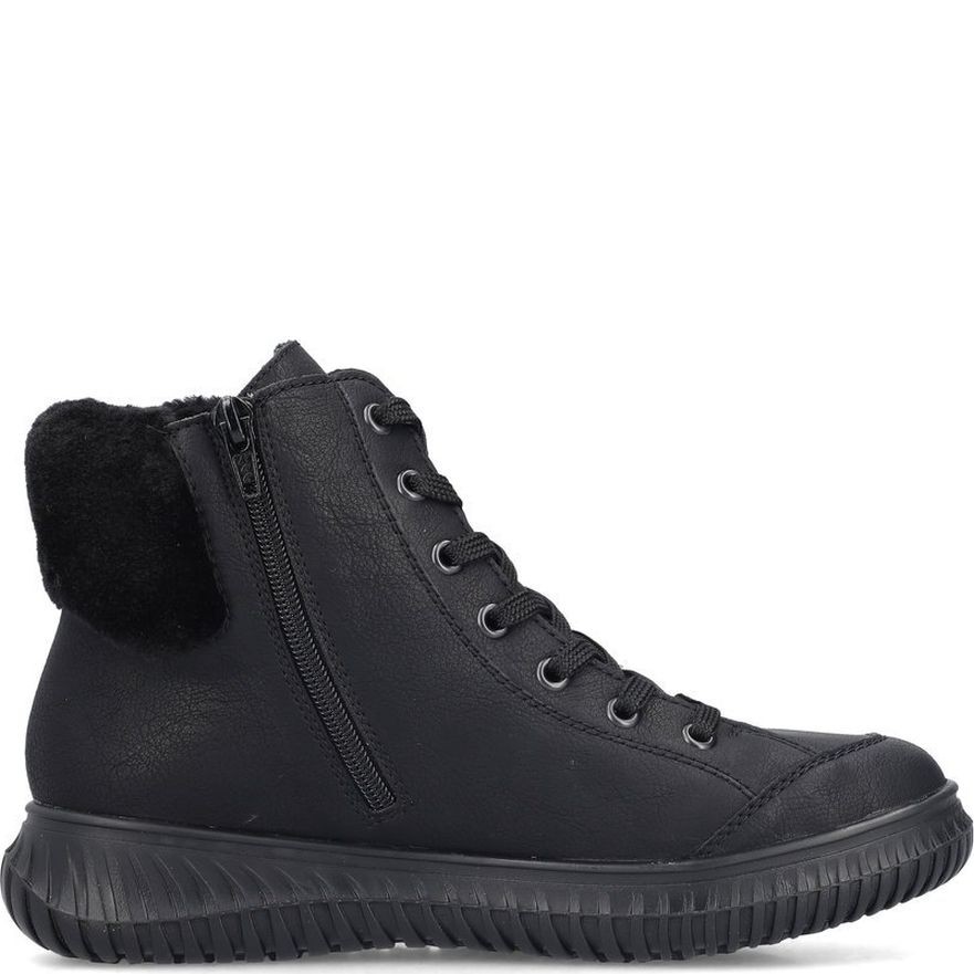 RIEKER Aulinukai moterims, Juoda, Ladies mid height boots 3