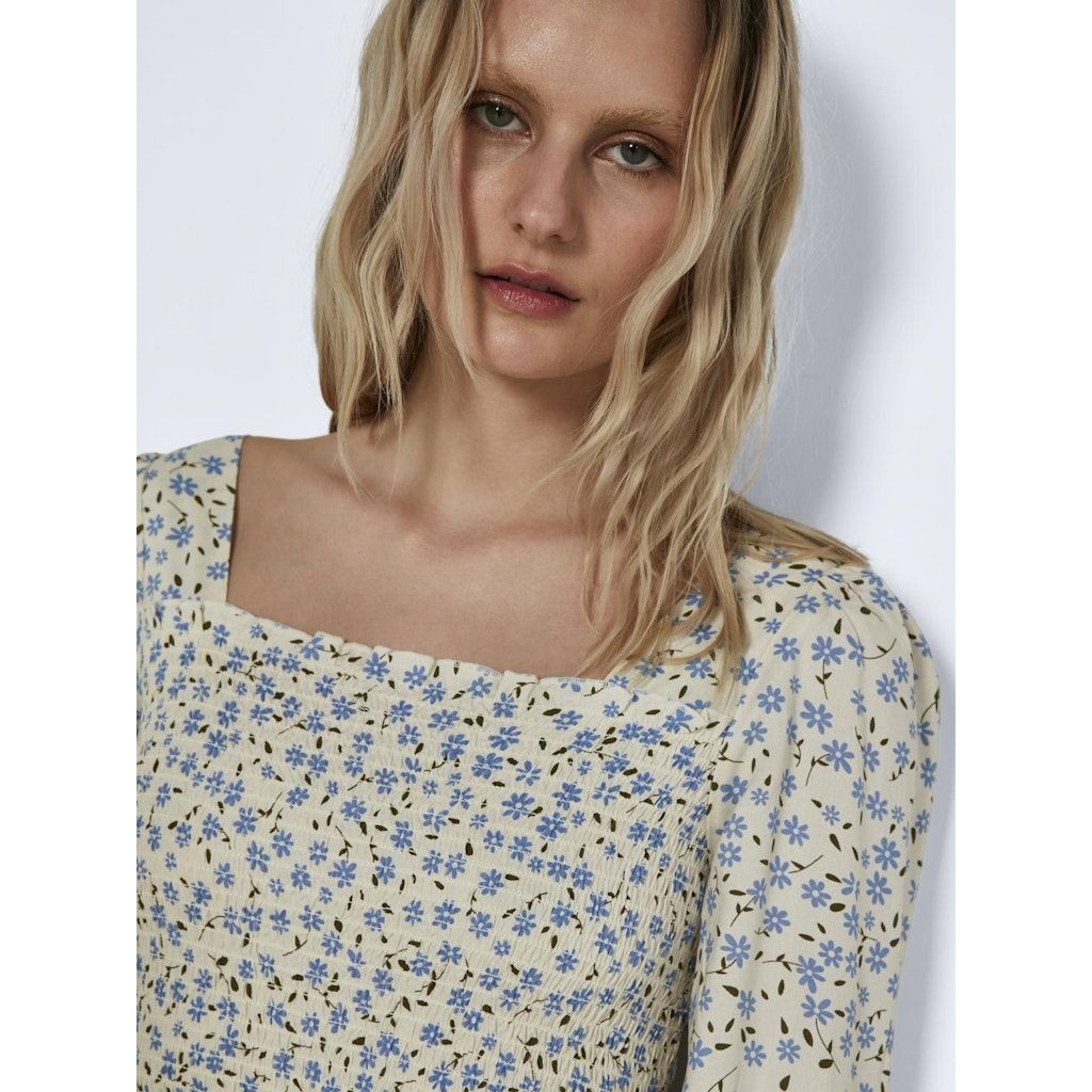 NOISY MAY Palaidinės moterims, Mėlyna, NMTONE L/S SQUARE NEC 5