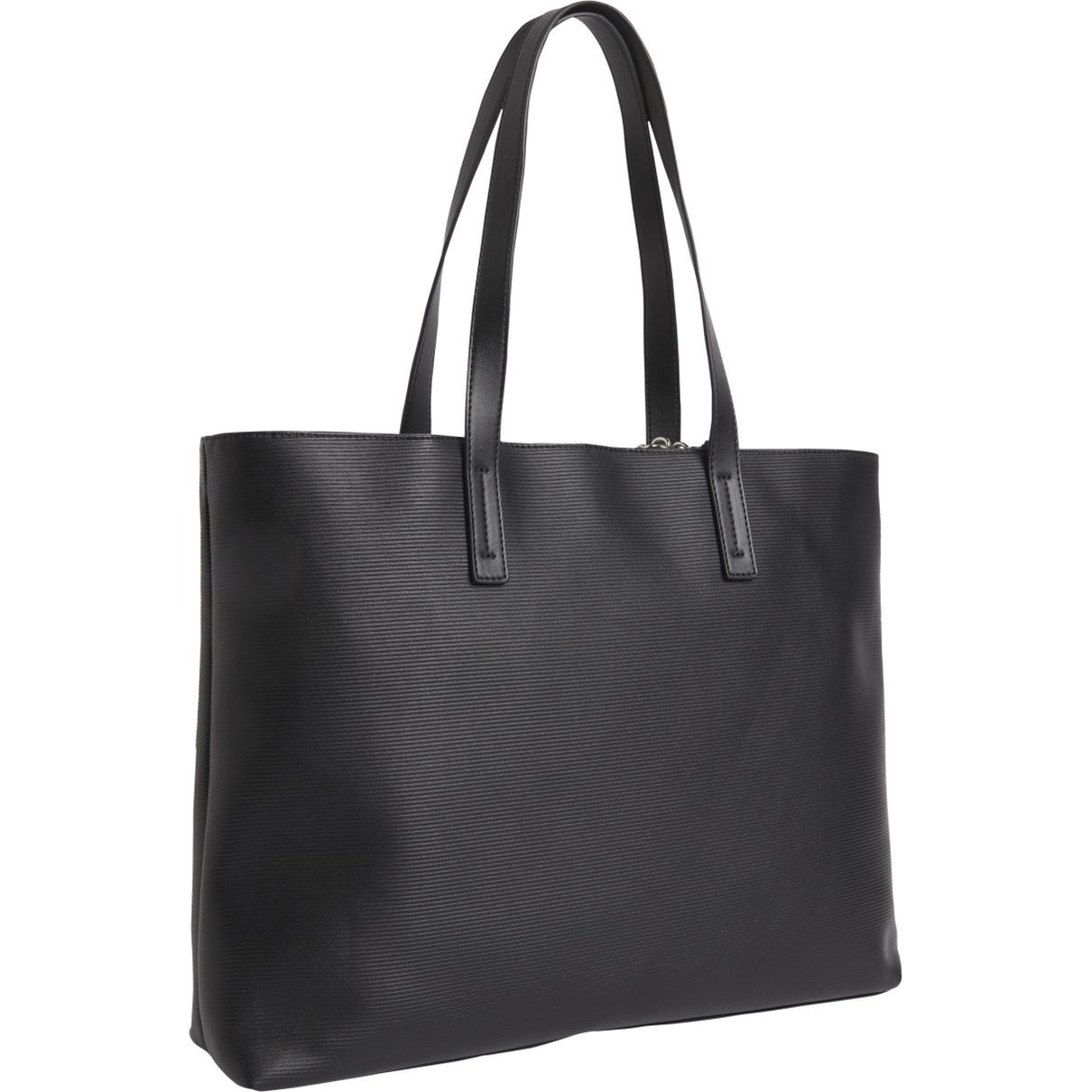 CALVIN KLEIN JEANS Pirkinių krepšys moterims, Juoda, Sculpted slim square tote 2