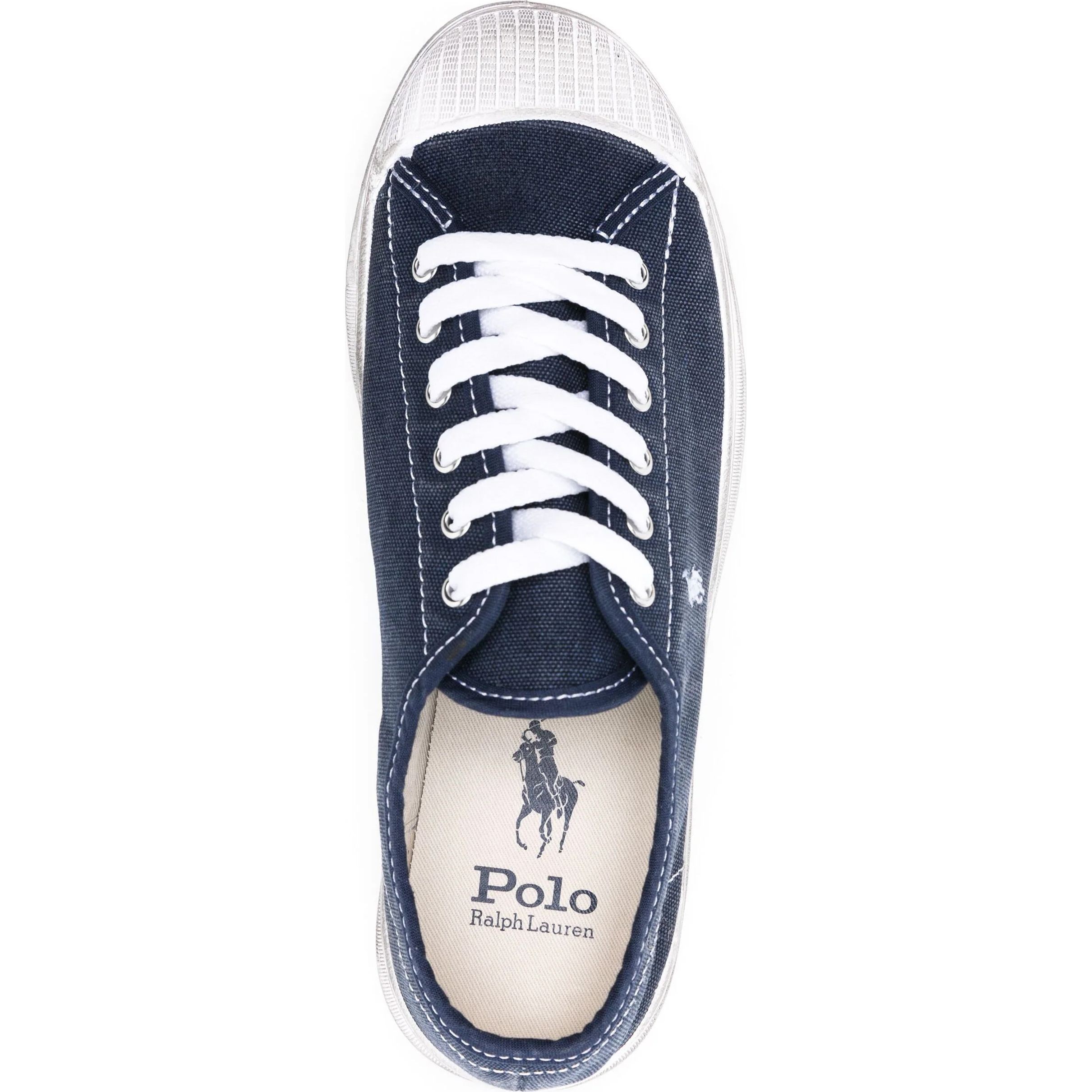 POLO RALPH LAUREN Laisvalaikio bateliai moterims, Mėlyna, Low top lace sneakers 4