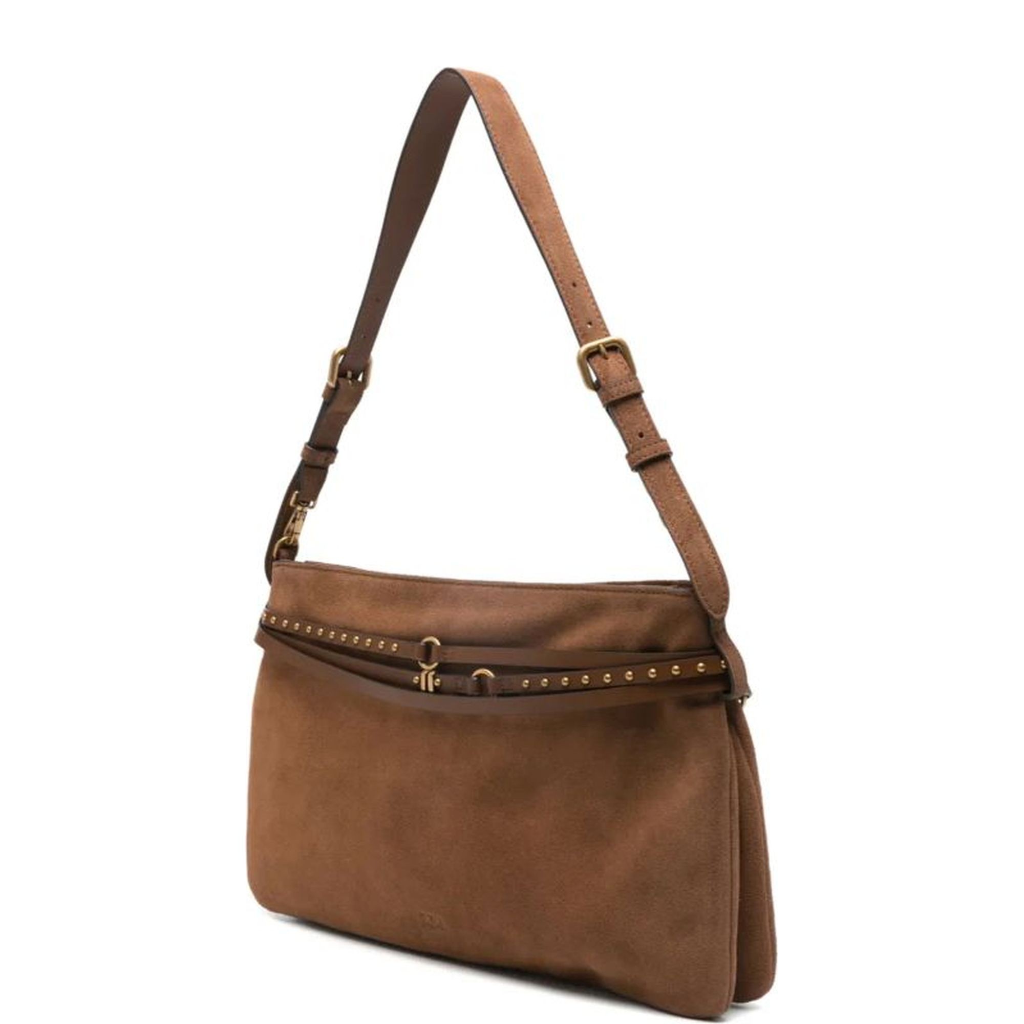 PINKO Rankinė moterims, Ruda, Belt bag big suede 2