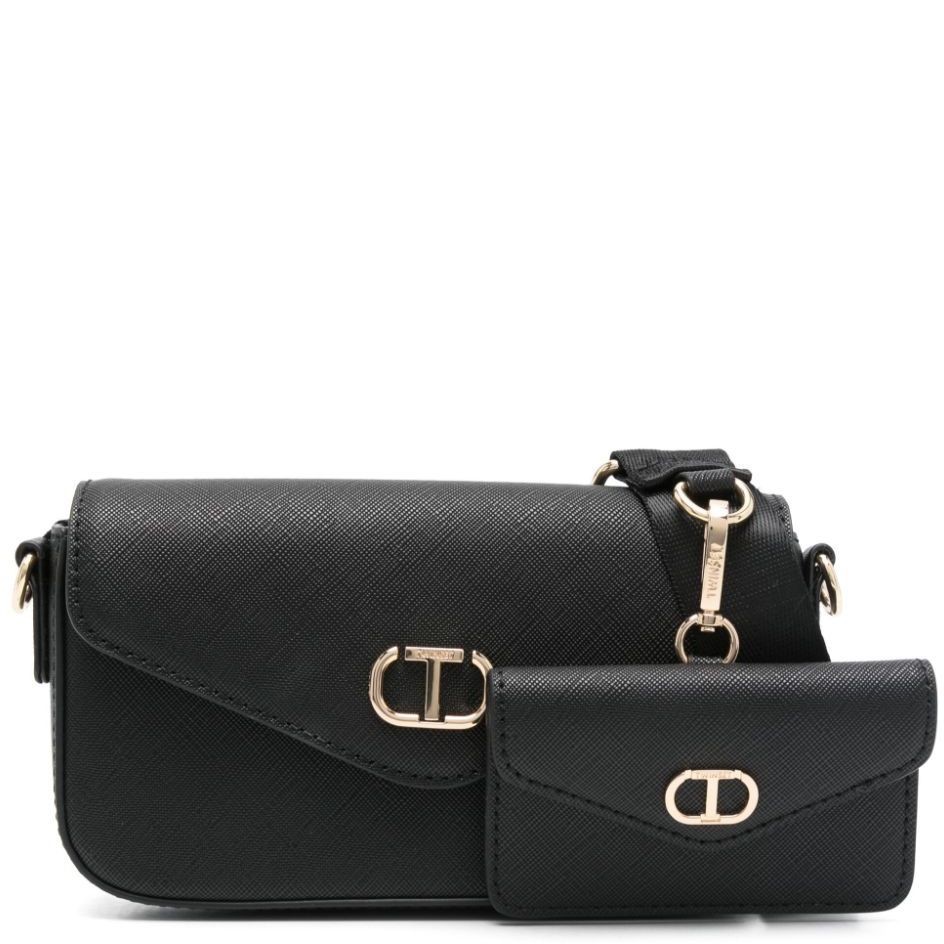 TWINSET Rankinė per petį moterims, Juoda, Shoulder bag 1