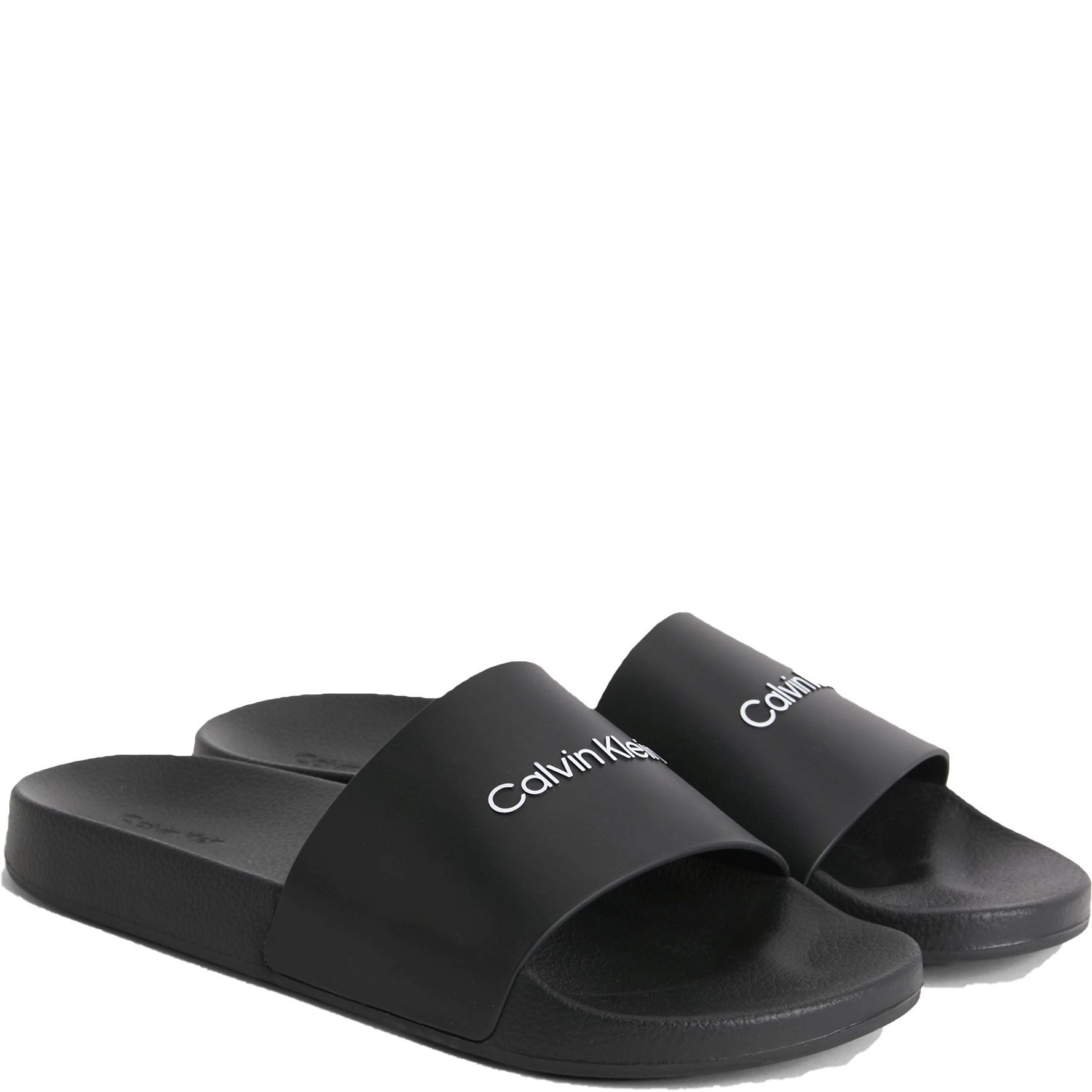 CALVIN KLEIN Šlepetės vyrams, Juoda, POOL SLIDE 1