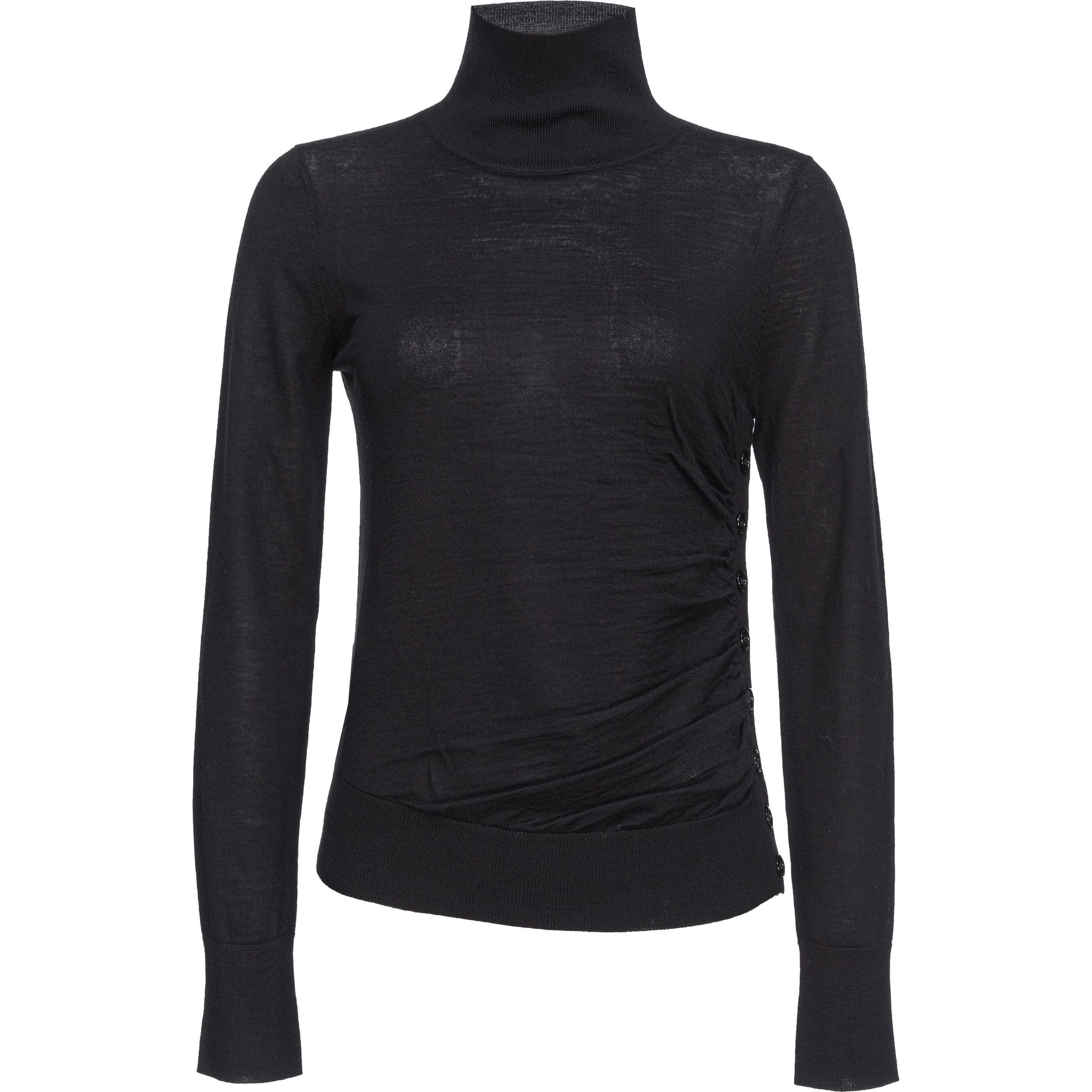 PINKO Megztinis su kaklu moterims, Juoda, Turtleneck 1