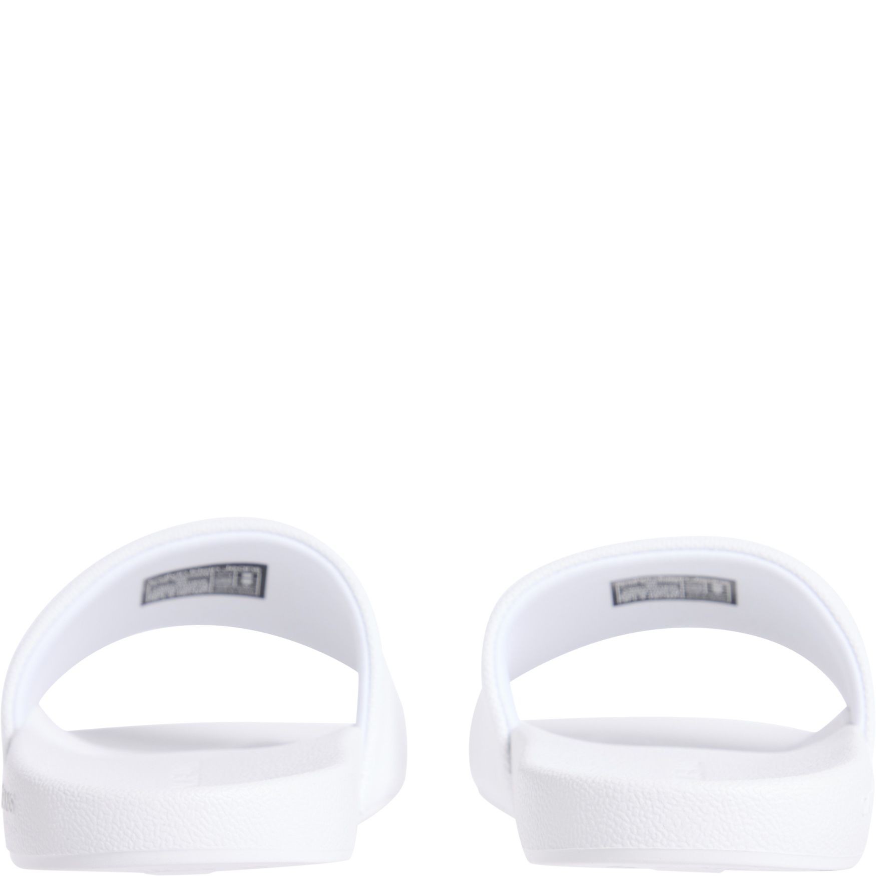 CALVIN KLEIN JEANS Guminės šlepetės moterims, Balta, Slide monogram 4