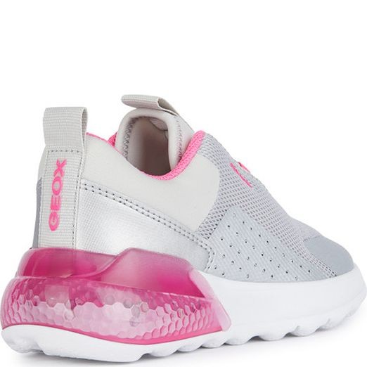 GEOX Laisvalaikio bateliai mergaitėms, Sidabrinė, Activart illuminus sneakers 4