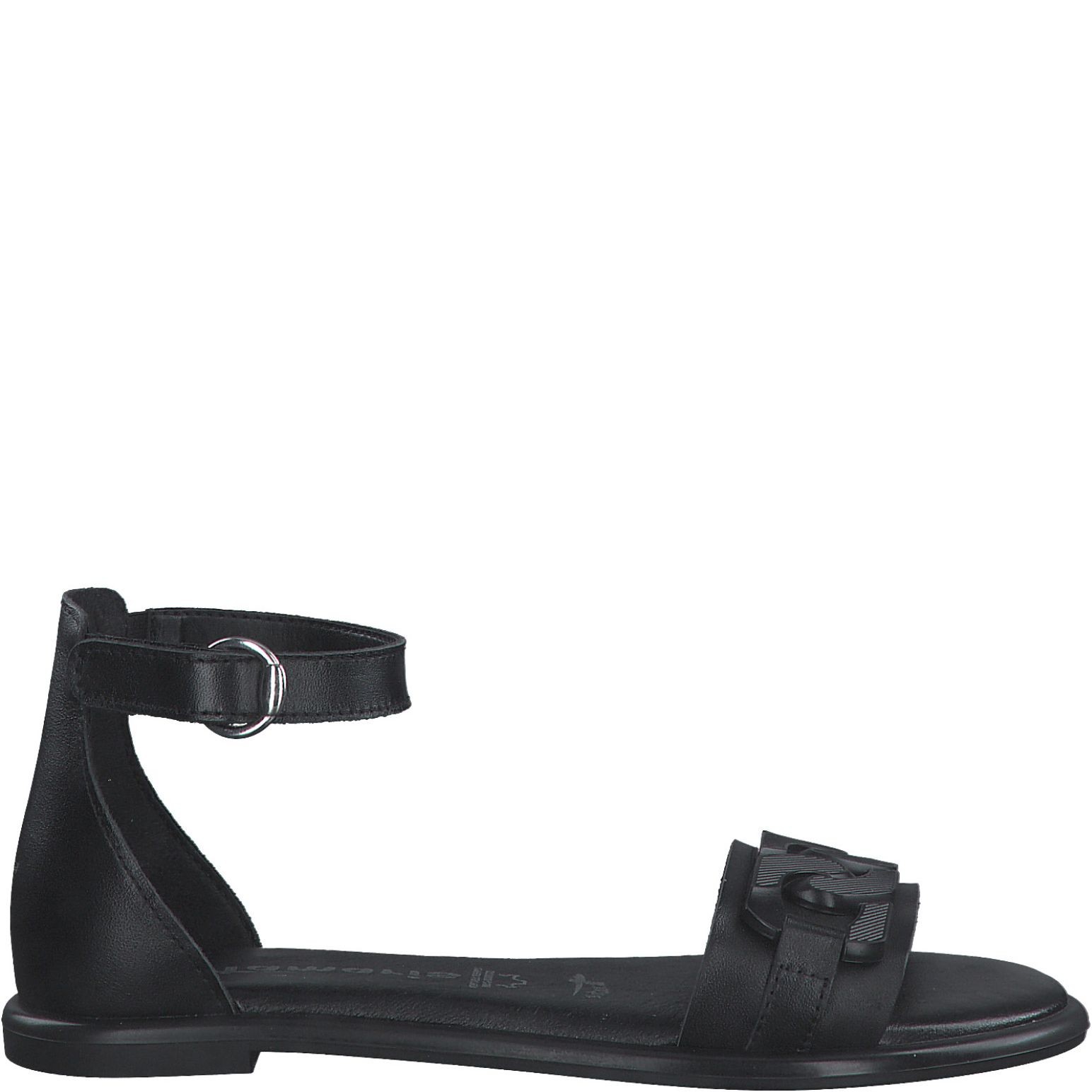 TAMARIS Basutės moterims, Juoda, SANDALS 2