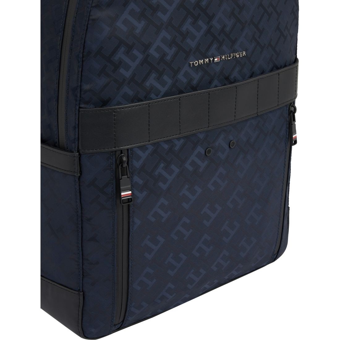 TOMMY HILFIGER Kuprinė vyrams, Mėlyna, Elevated 1985 mono backpack 4