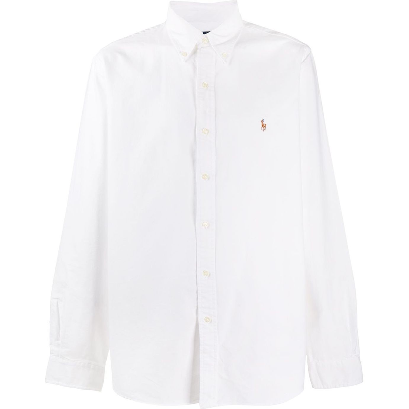 POLO RALPH LAUREN Marškiniai ilgomis rankovėmis vyrams, Balta, Long sleeve shirt