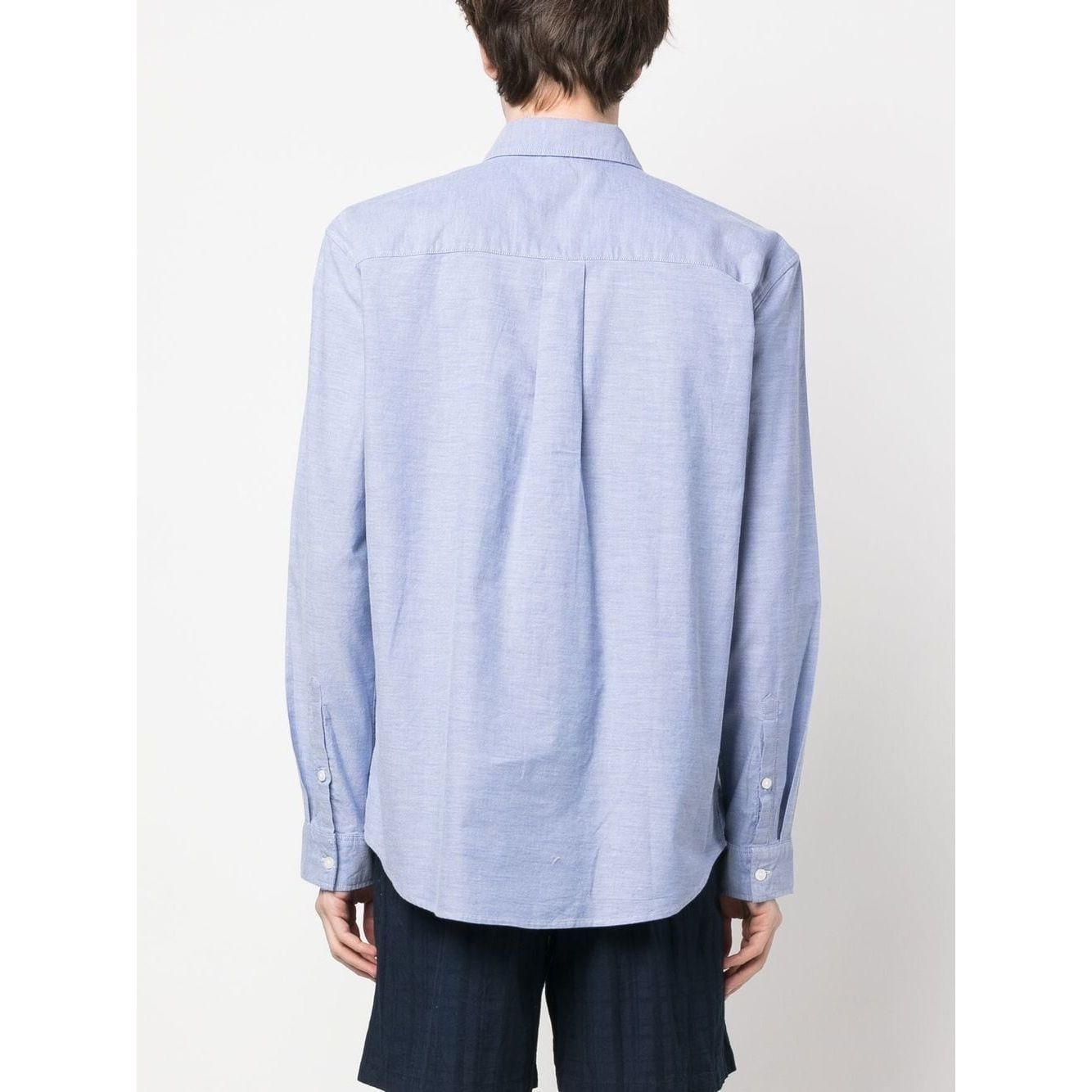 MICHAEL KORS Marškiniai ilgomis rankovėmis vyrams, Mėlyna, Relaxed oxford street shirt 3