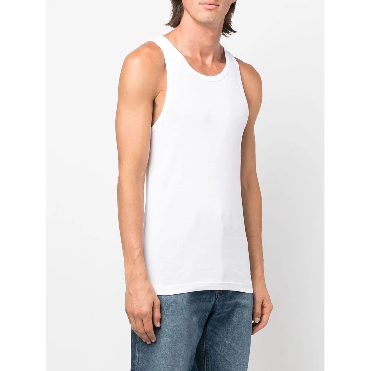 POLO RALPH LAUREN UW Marškiniai be rankovių vyrams, Balta, Classic 2 pack tank 2