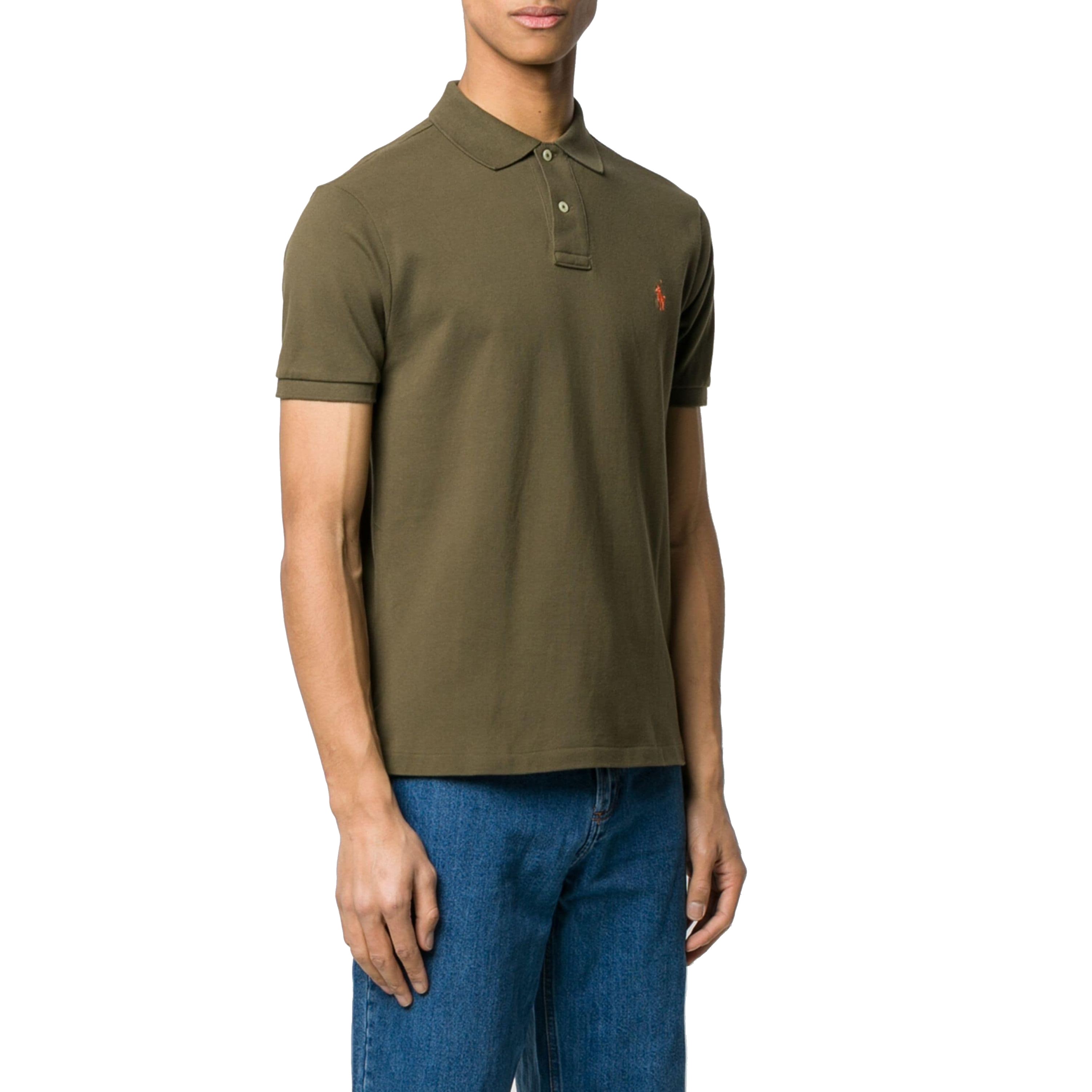 POLO RALPH LAUREN Polo marškiniai trumpos rank. vyrams, Žalia, Short sleeve polo 2