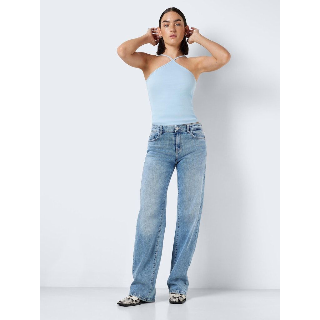 NOISY MAY Palaidinės moterims, Mėlyna, NMMAYA S/L TOP NOOS 2