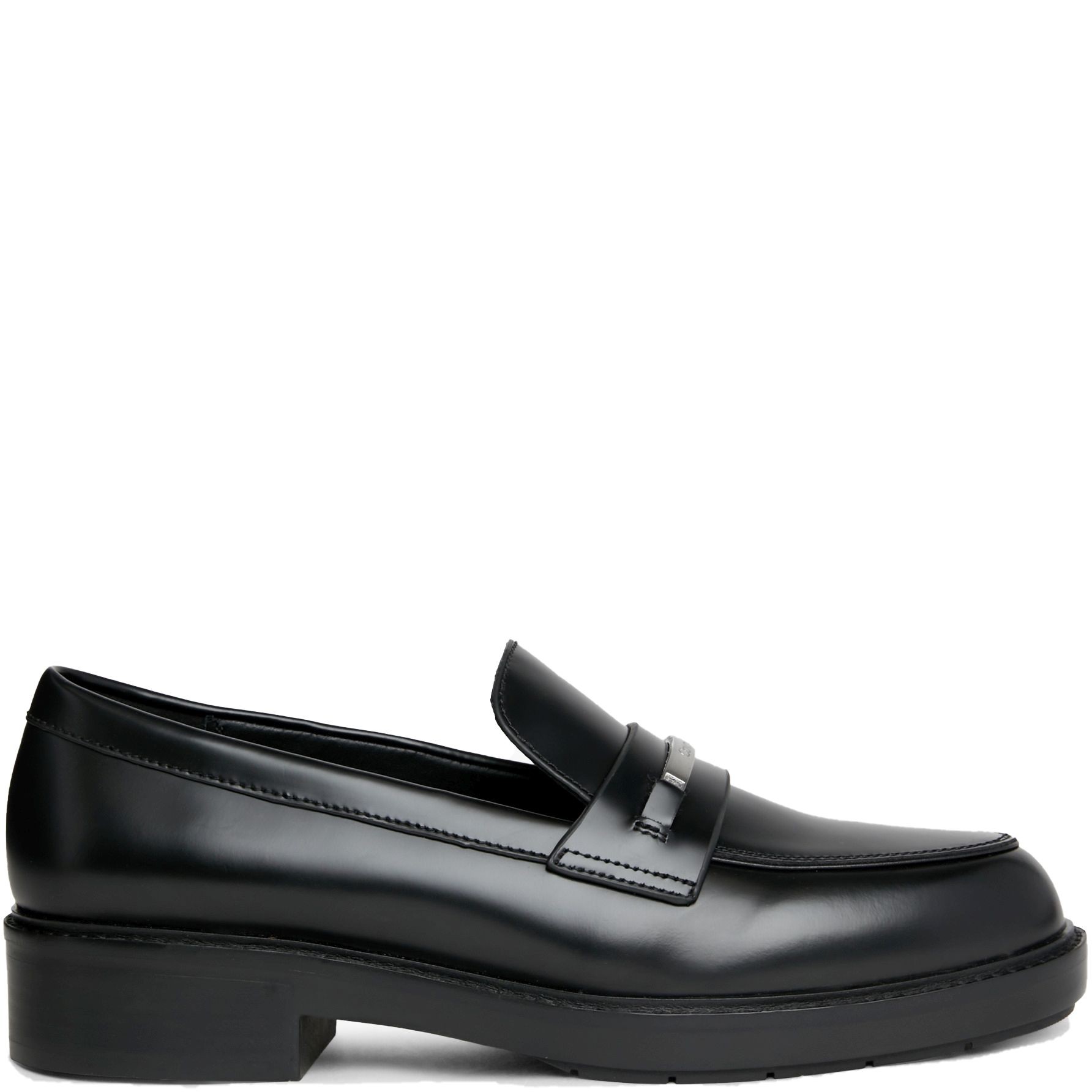 CALVIN KLEIN Loaferiai moterims, Juoda, Rubber sole loafer 2