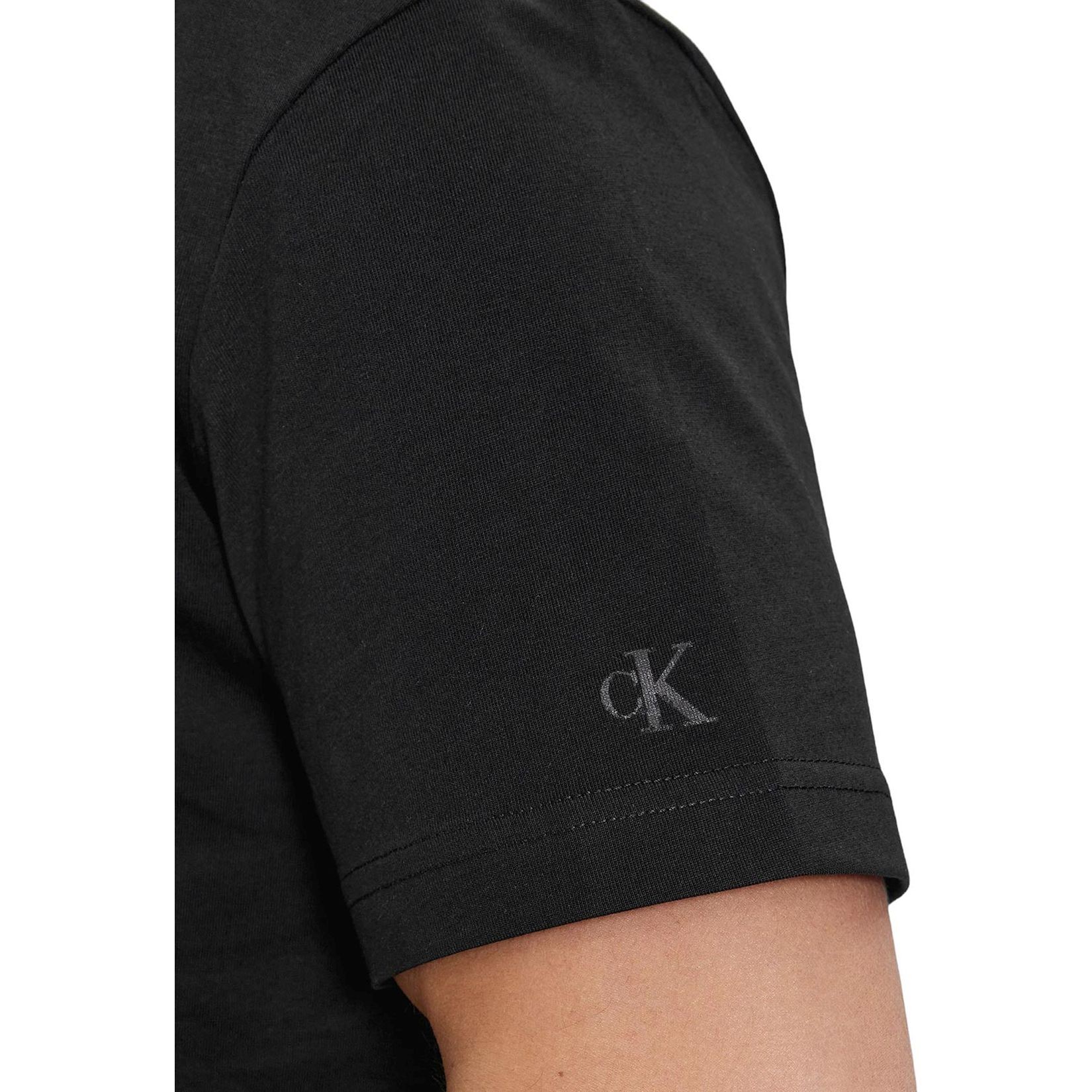 CALVIN KLEIN JEANS Marškinėliai trump. rankovėmis vyrams, Juoda, S/s t-shirt 4