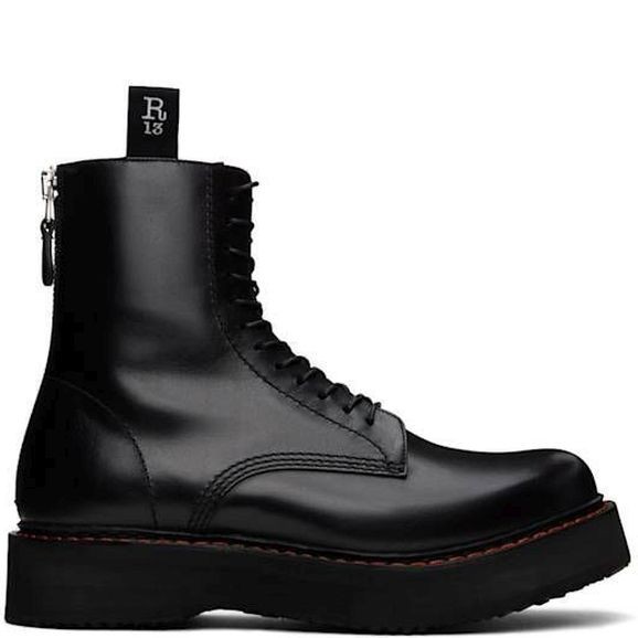 R13 Aulinukai moterims, Juoda, R13 stack boot