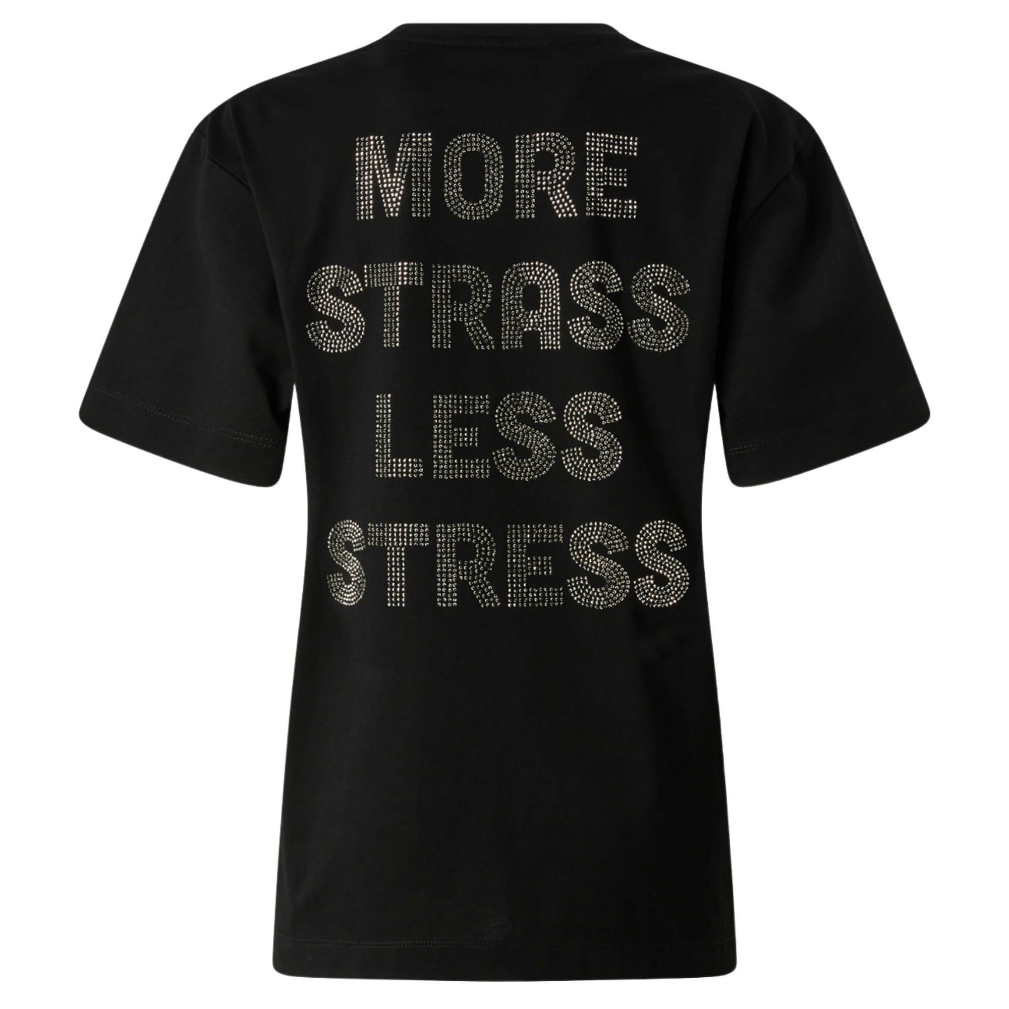 PINKO Marškinėliai trump. rankovėmis moterims, Juoda, Strepitoso t-shirt 2