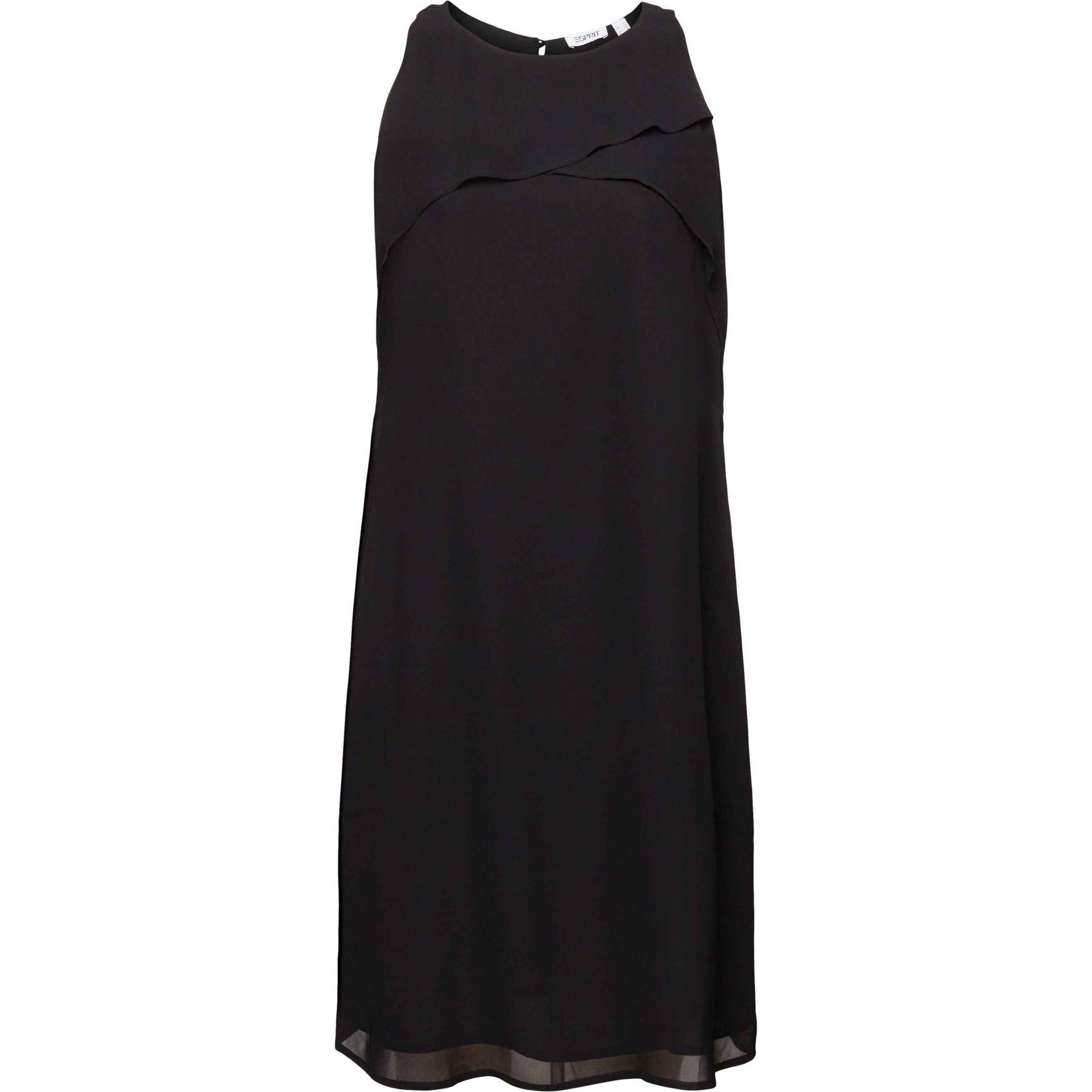 ESPRIT Midi suknelė moterims, Juoda, sus*crep chiffo Midi dress 1