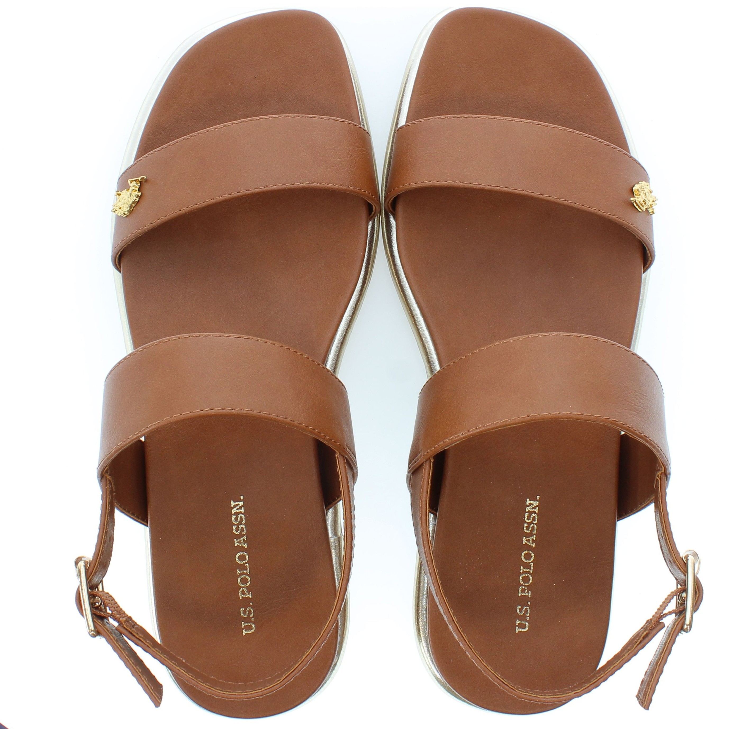 U.S.POLO Basutės moterims, Ruda, SORAYA 4