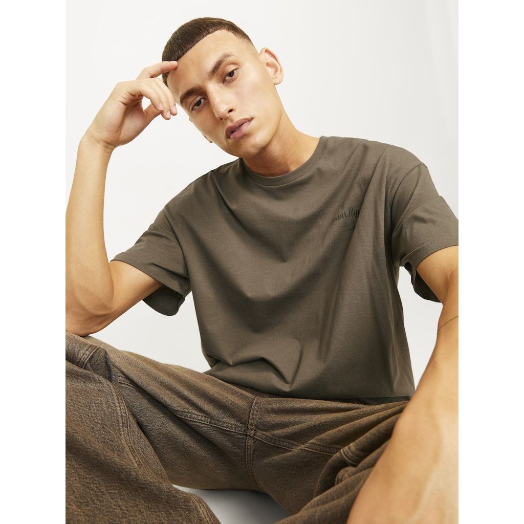JACK & JONES Marškinėliai vyrams, Ruda, Mystic tee 6