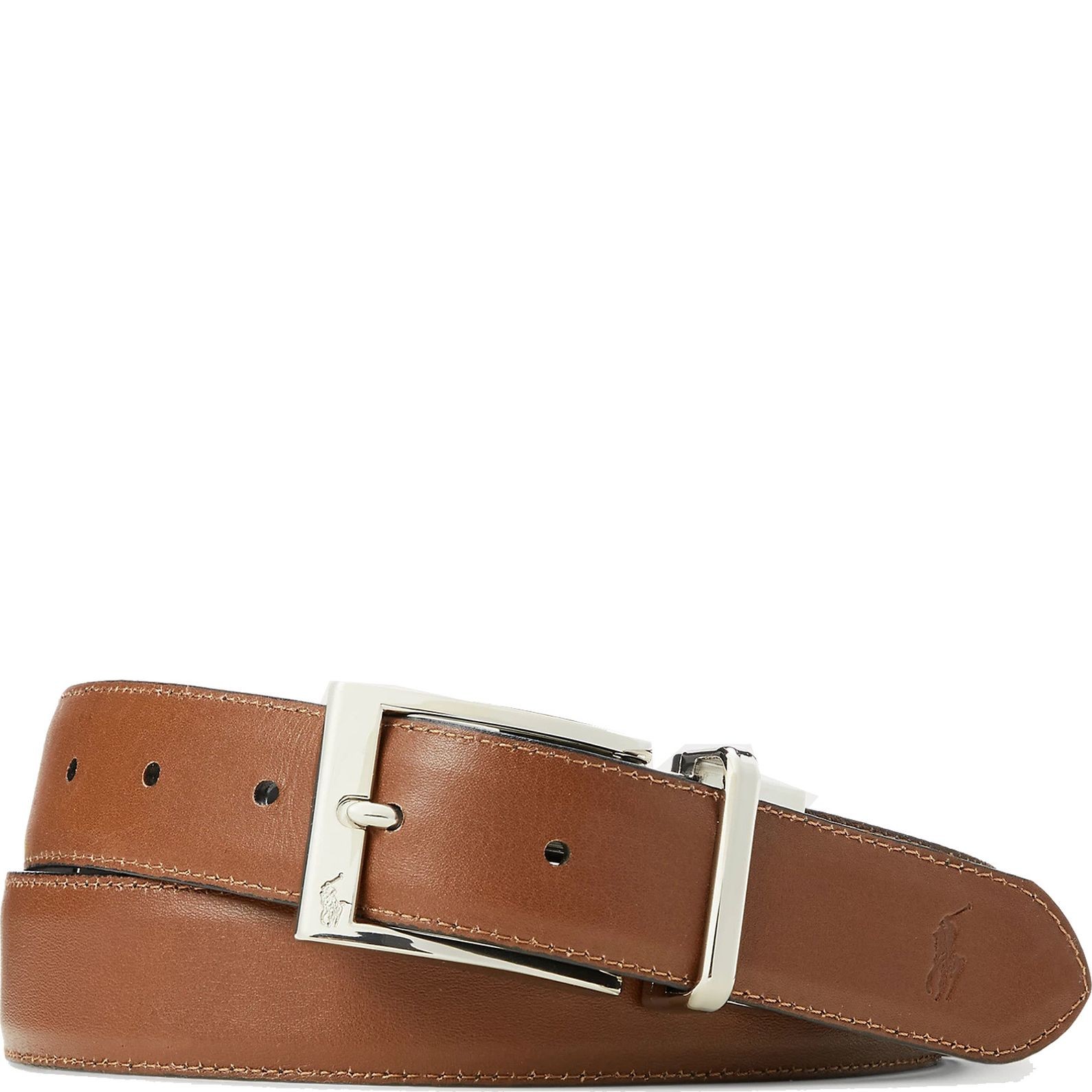 POLO RALPH LAUREN Diržas vyrams, Juoda, Reversible casual leather belt 3