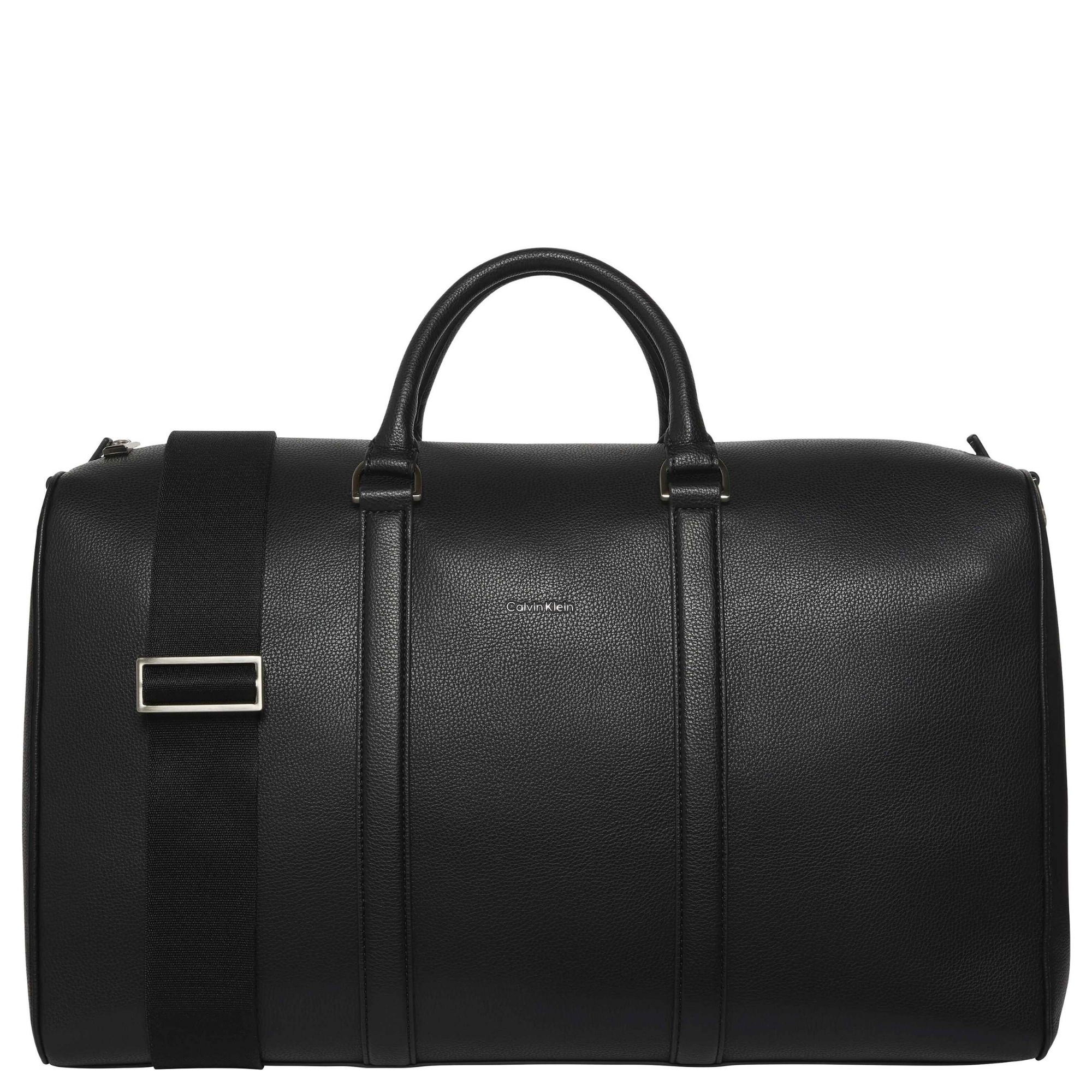 CALVIN KLEIN Rankinė, krepšys vyrams, Juoda, raised duffle 1