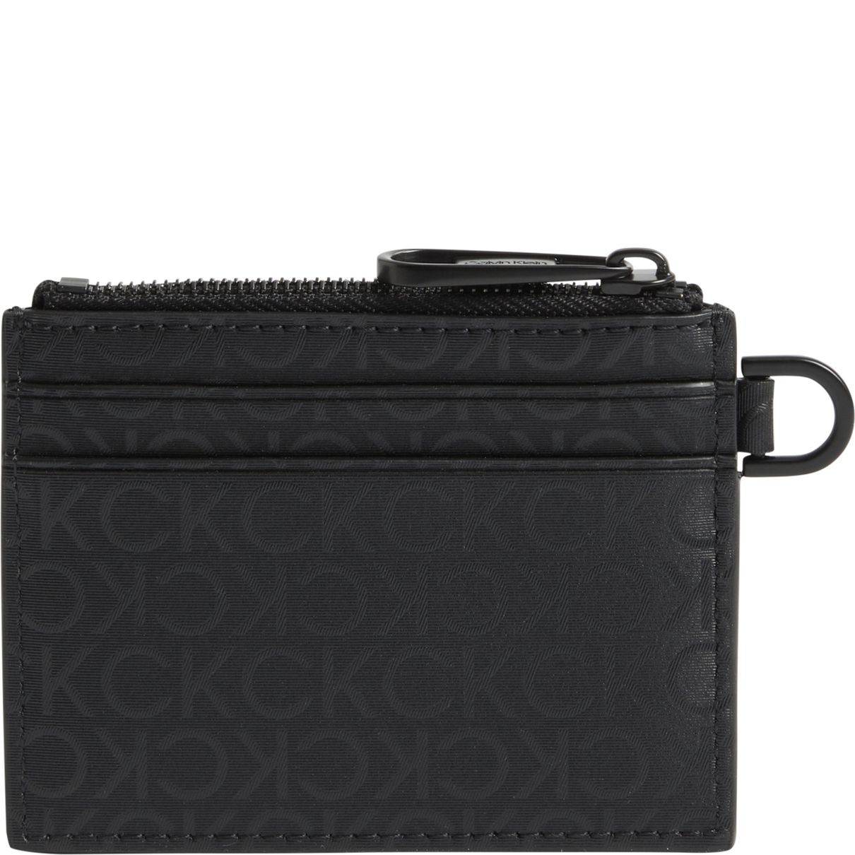 CALVIN KLEIN Piniginė vyrams, Juoda, Elevated 4cc holder zip 2