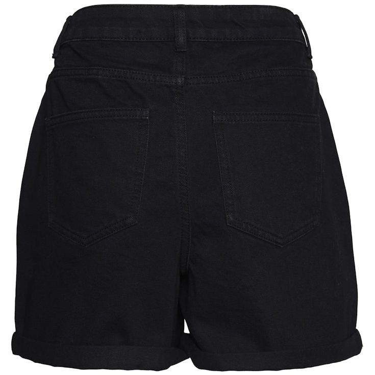 NOISY MAY Šortai moterims, Juoda, NMSMILEY NW SHORTS VI 2