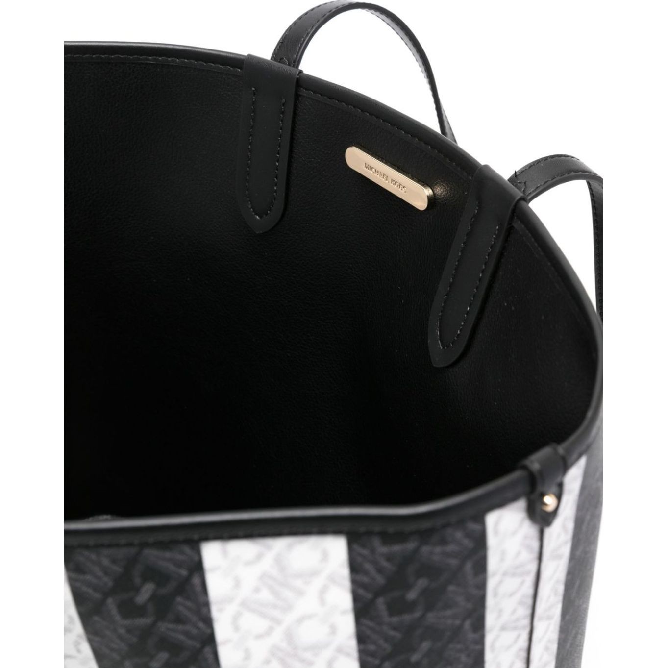 MICHAEL KORS Pirkinių krepšys moterims, Juoda, Large ew reversible tote 4